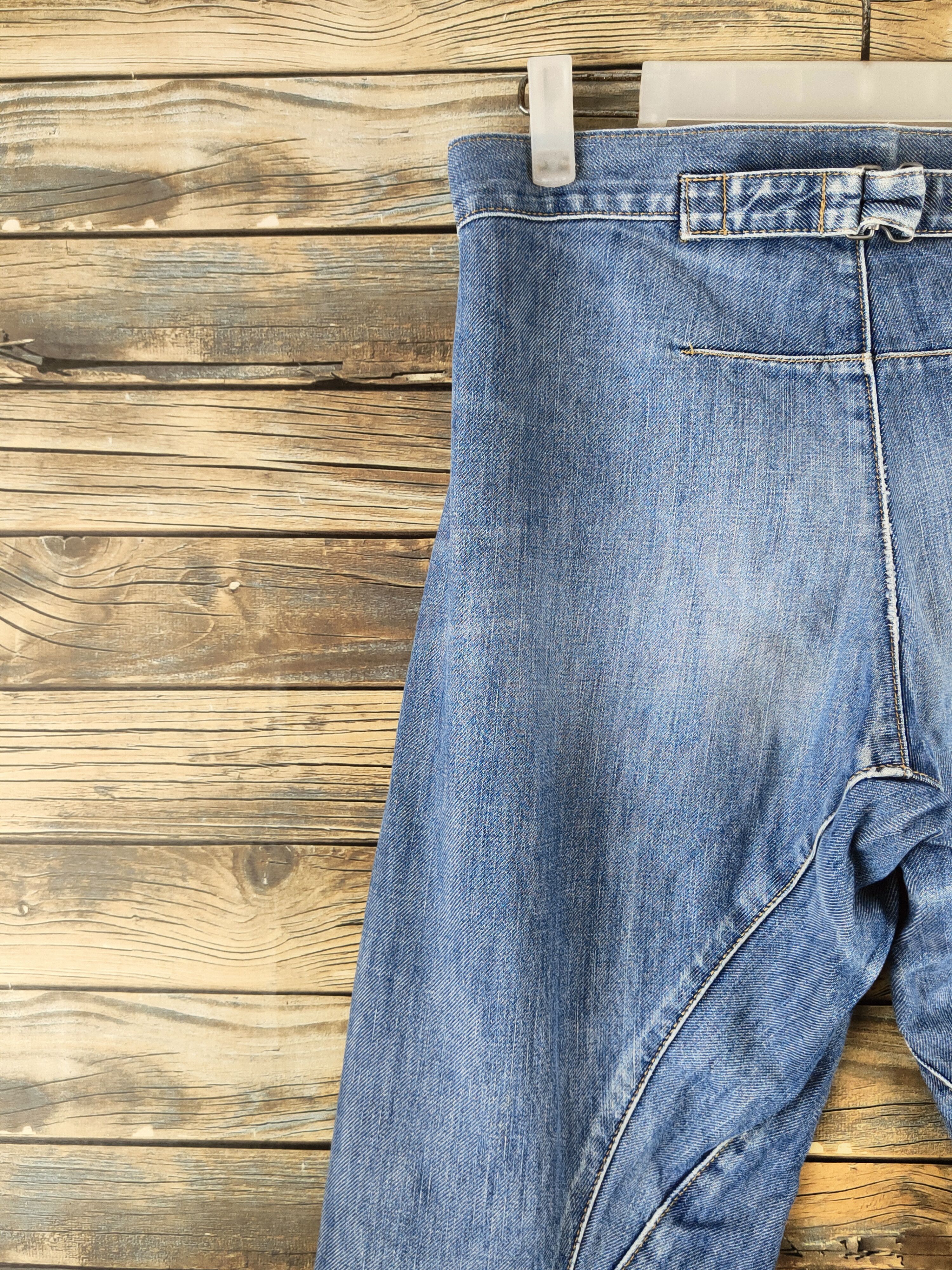Levi's D Engineered Levi's Blue Distressed Ripped Jeans #S2920 Size US 30 / EU 46 - 8 Thumbnail