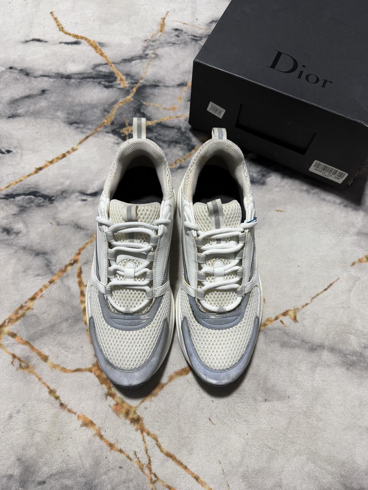Dior Dior B22 Triple White Silver - Sz10US Size US 10 / EU 43 - 2 Thumbnail