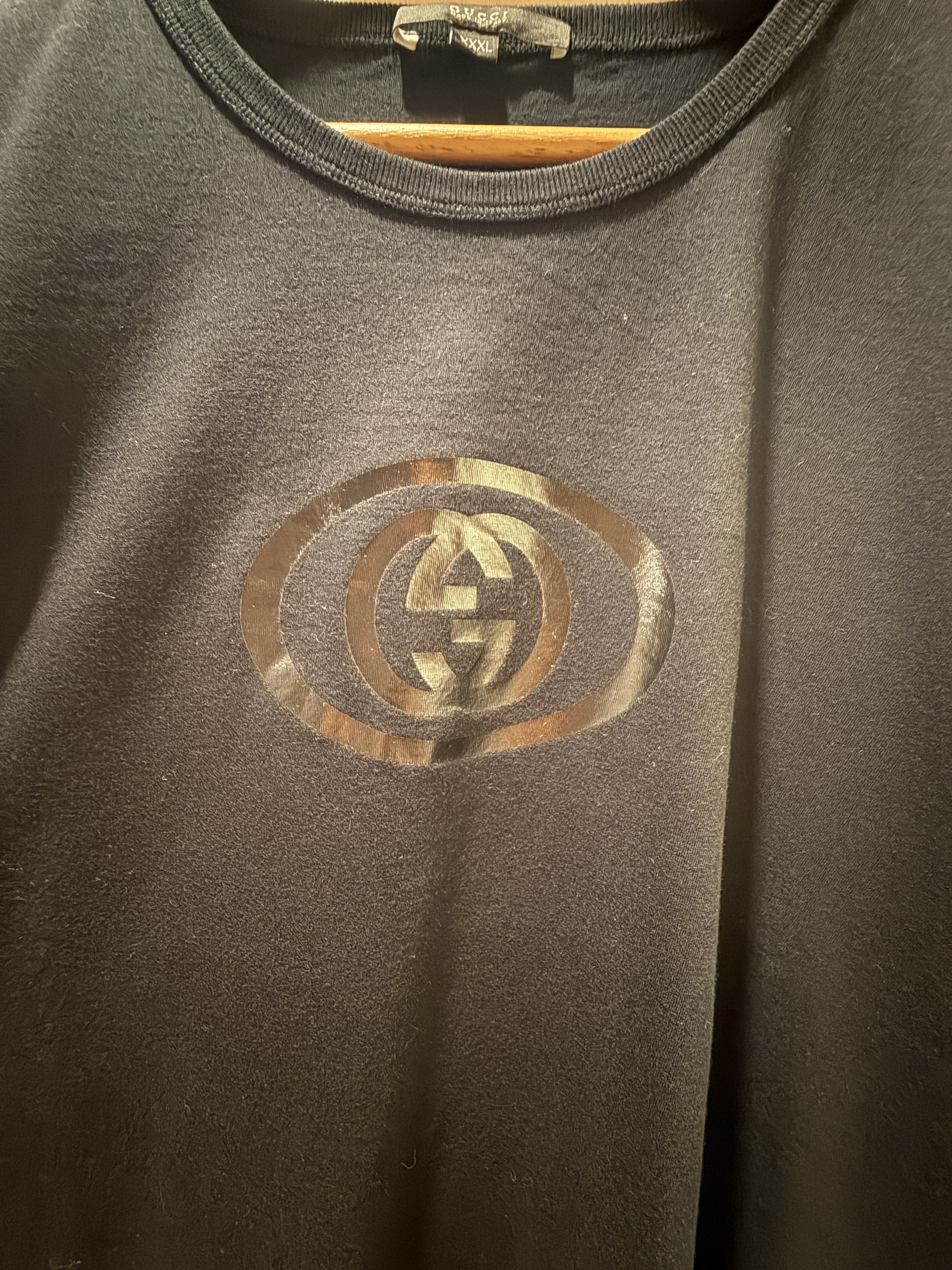 Gucci Gucci Black Interlocking G T-Shirt Size XXXL Size US XL / EU 56 / 4 - 3 Thumbnail