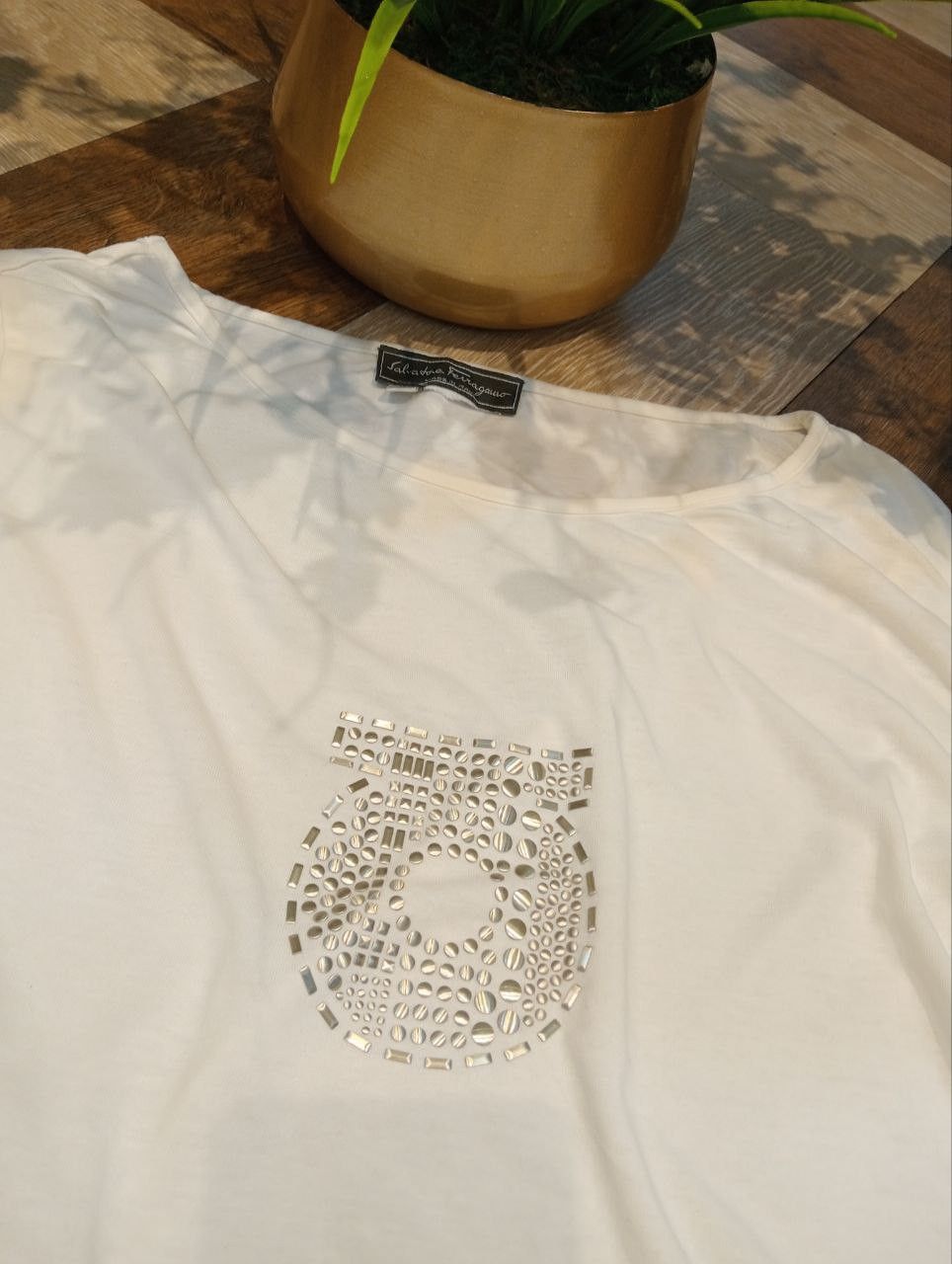 Salvatore Ferragamo SALVATORE FERRAGAMO LONS SLEEVE TSHIRT - SIZE L Size L / US 10 / IT 46 - 5 Thumbnail
