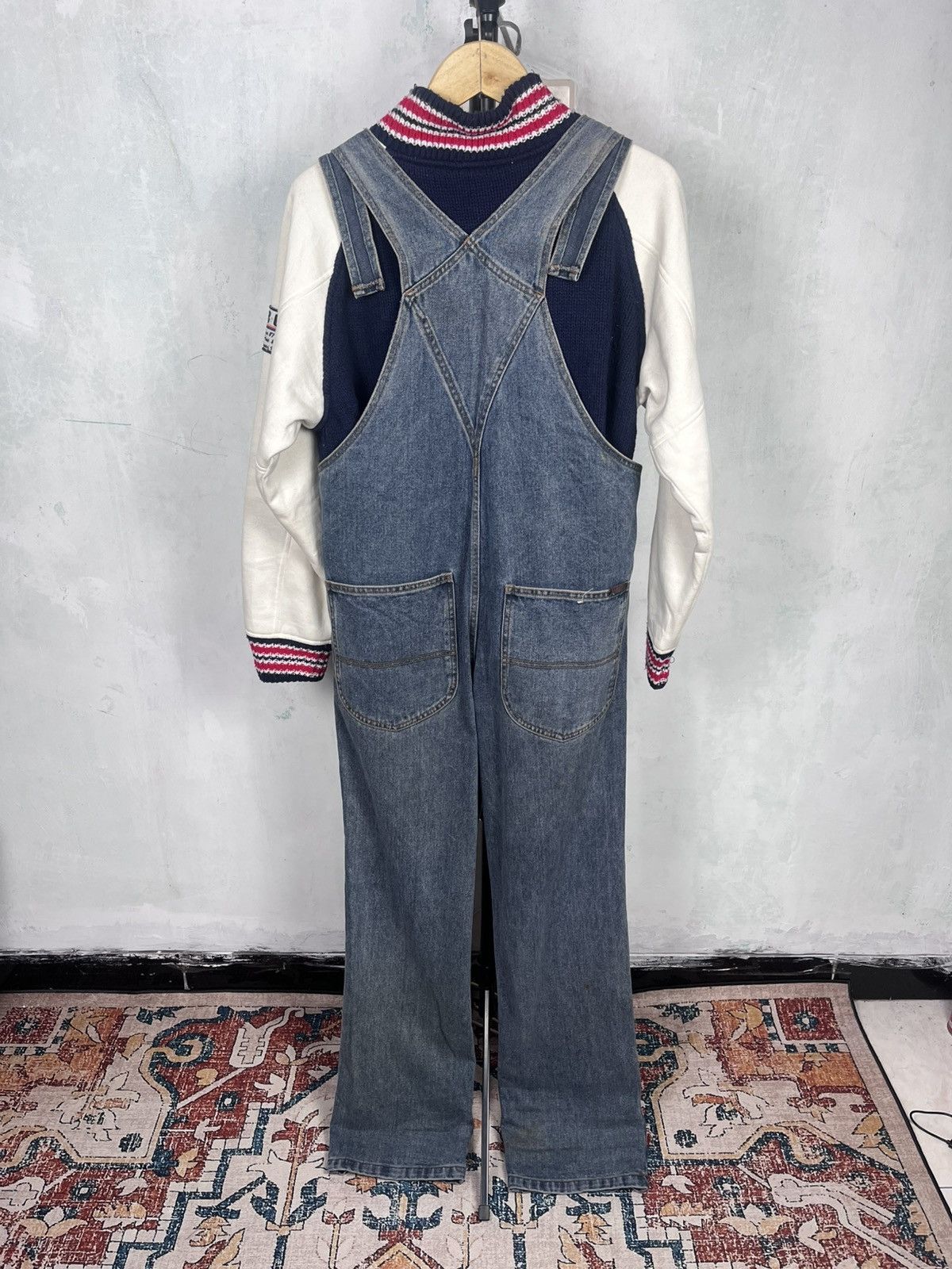 Marithe + Francois Girbaud Vtg Marithe Francois Girbaud Overall Denim Size US 33 - 7 Thumbnail