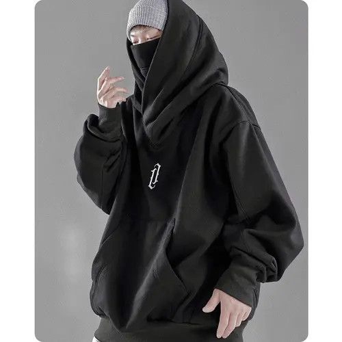 image of Men's Clothes Harajuku Hiphop Streetwear in Black (Size Medium)