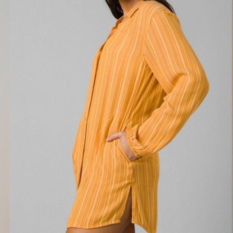 Prana Prana Womens Striped Fernie Shirt M Sustainable Lightweight Size M / US 6-8 / IT 42-44 - 1 Thumbnail