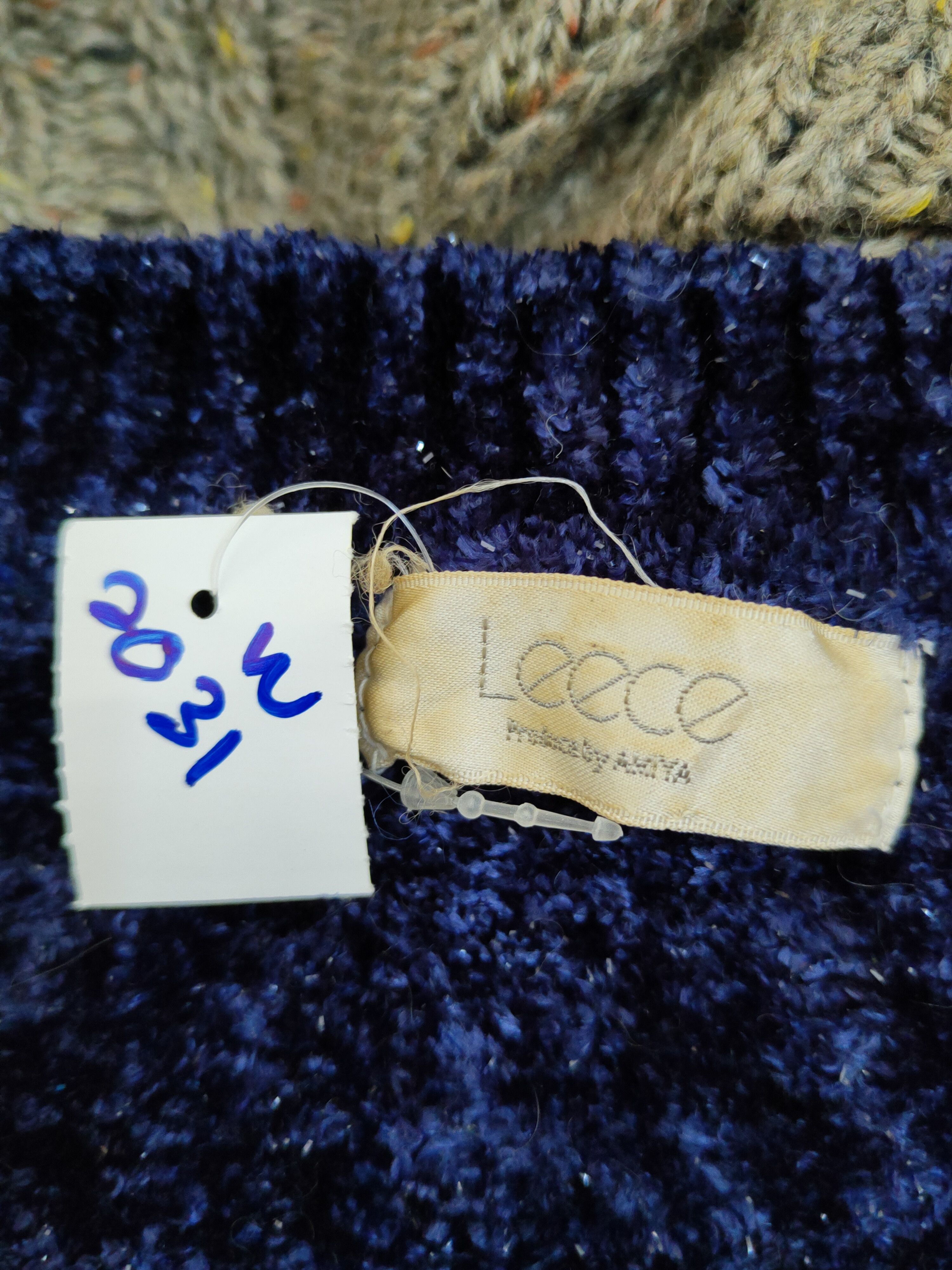 Vintage Leece Purple Knitwear Sweatshirts vintage art #W2031 Size US L / EU 52-54 / 3 - 12 Thumbnail