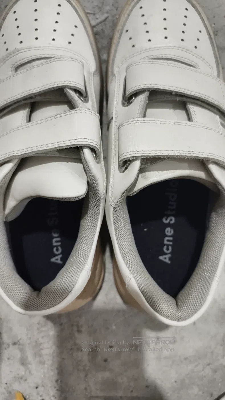 Acne Studios Acne Studios Velcro White Sneakers Size US 6.5 / IT 36.5 - 5 Thumbnail