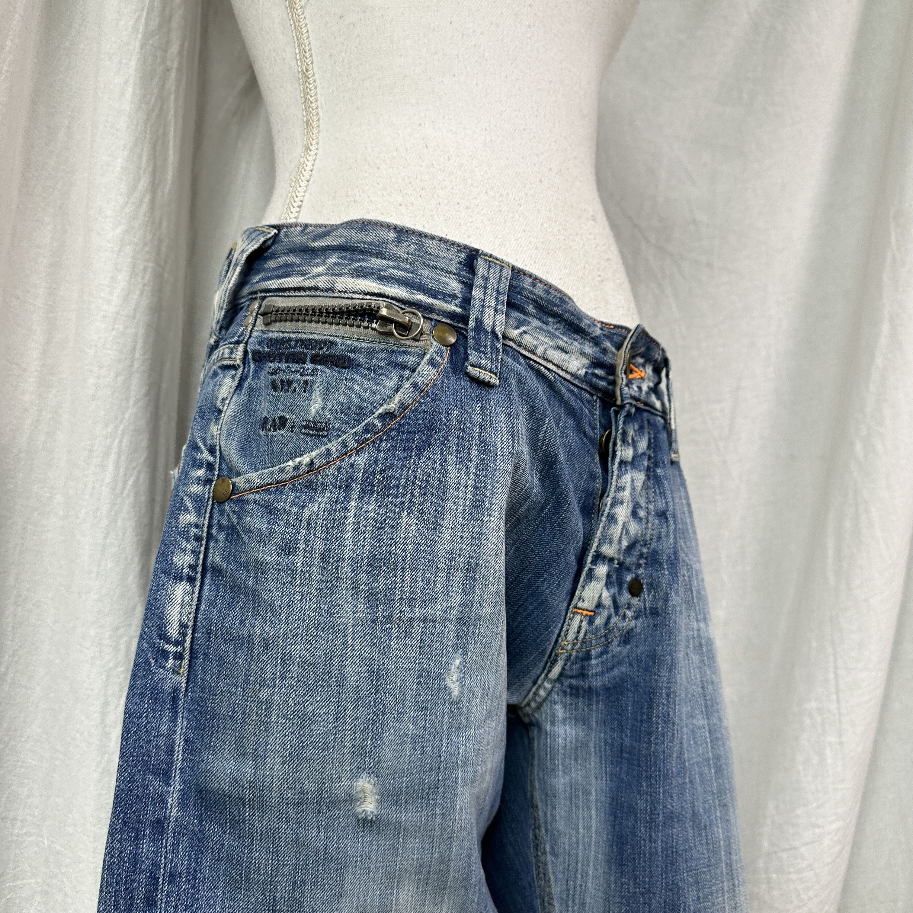 Vintage Vintage Denim Streetwear Studded Baggy G-Star Jeans Y2K Size US 32 / EU 48 - 10 Thumbnail
