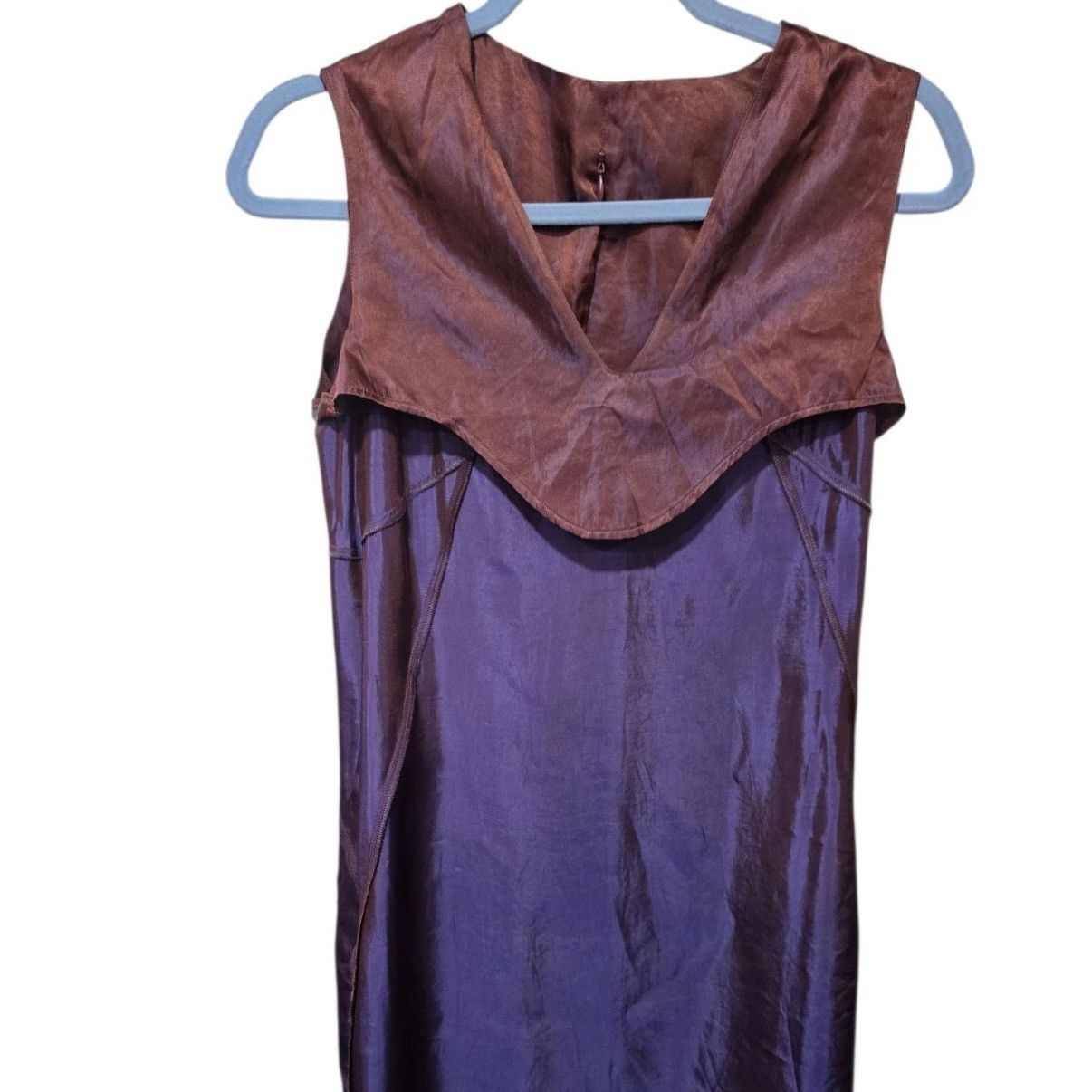 Maison Margiela F/W 2007 Maison Martin Margiela Iridescent Burgundy Dress Size XS / US 0-2 / IT 36-38 - 4 Thumbnail