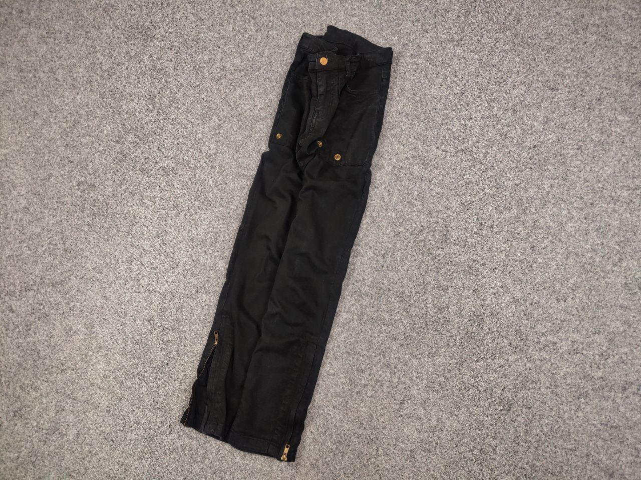 Zadig & Voltaire Zadig & Voltaire designer Black Denim Jeans straight fit Size 29" - 4 Thumbnail
