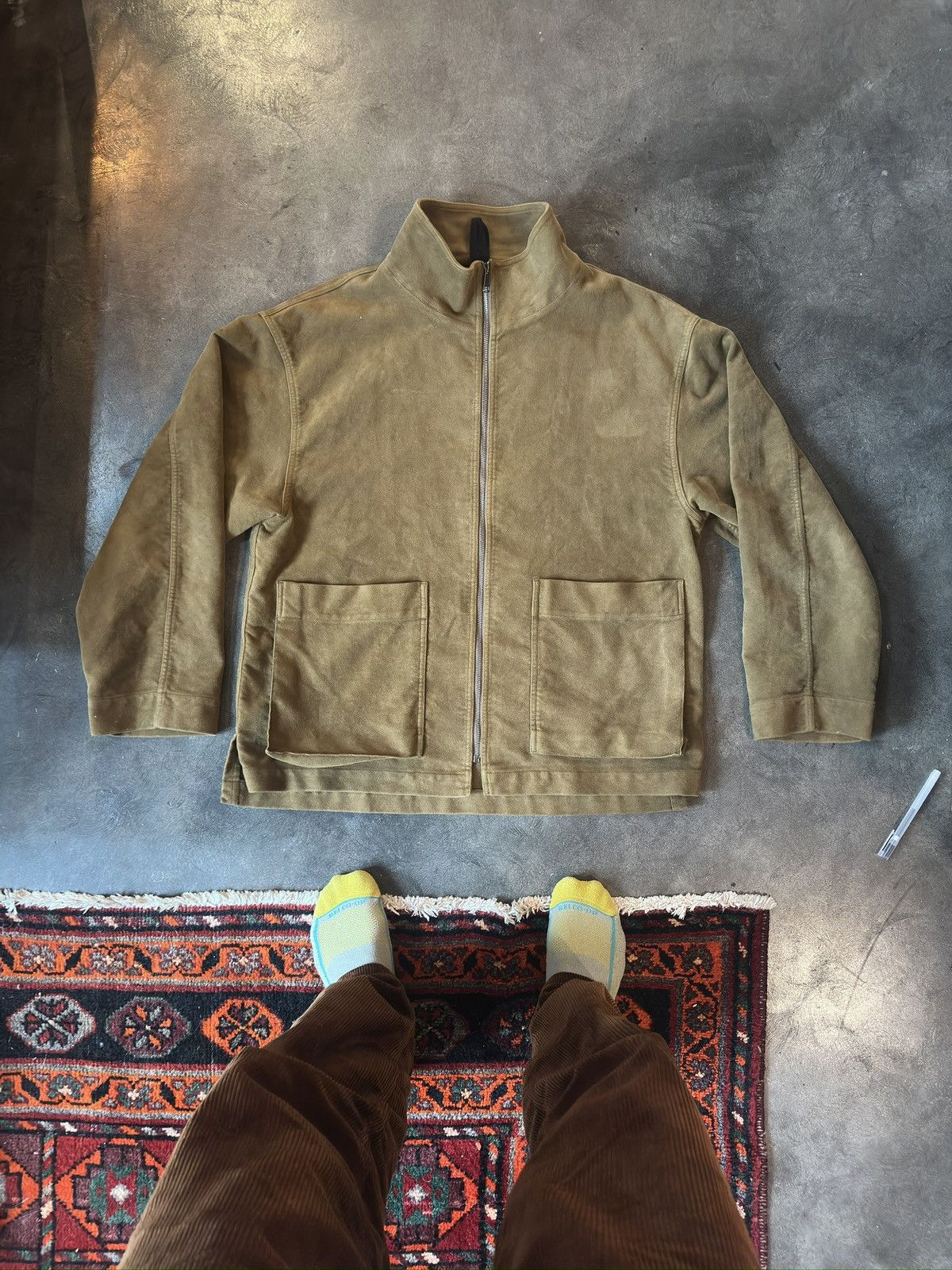 Margaret Howell BARBOUR ENDURANCE JACKET LIGHTWEIGHT VENTILE KHAKI