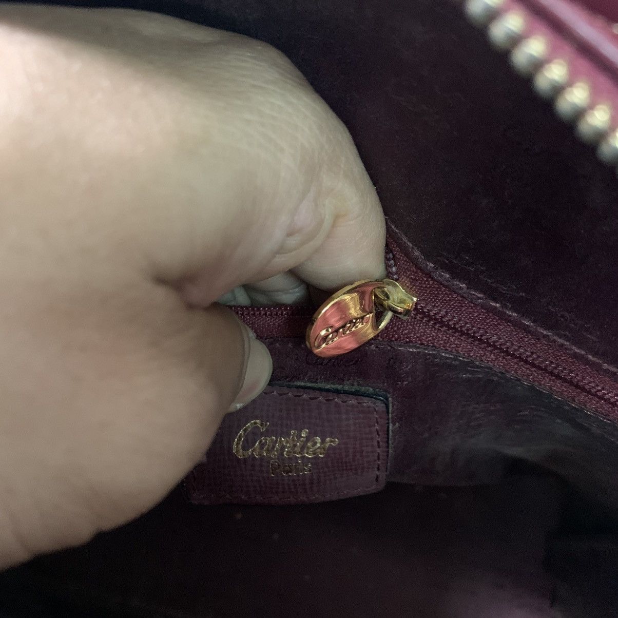 Cartier Cartier Paris Leather Top Handle Pre-Owned Bag Size ONE SIZE - 11 Thumbnail