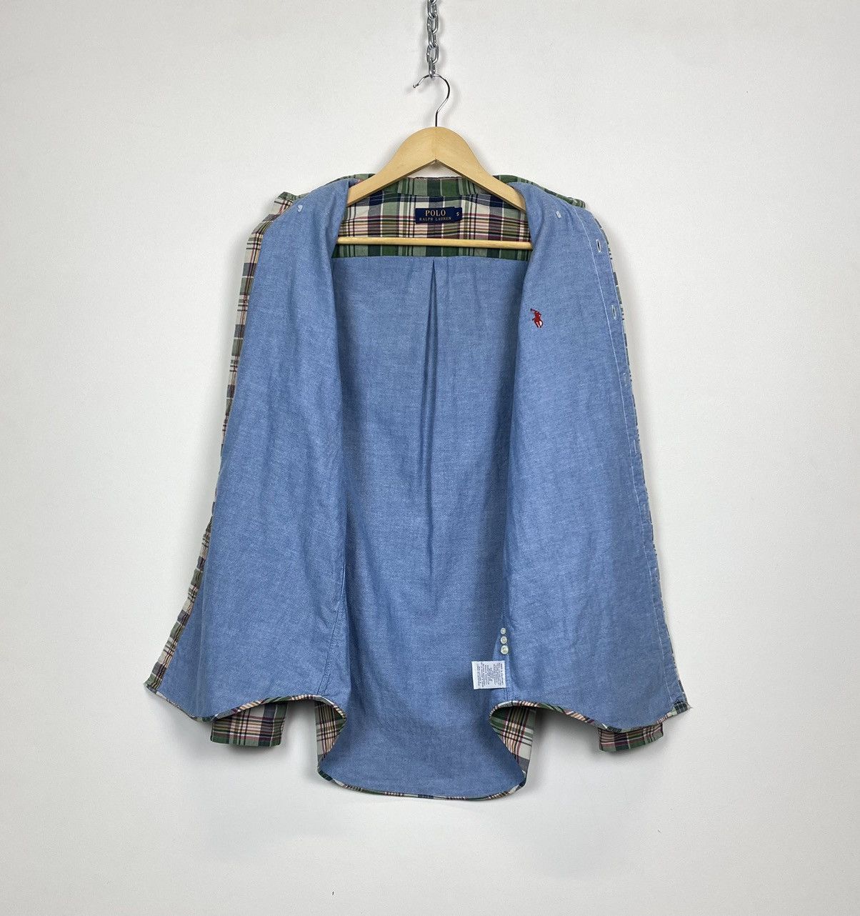Polo Ralph Lauren Polo Ralph Lauren Plaid Shirt Buttons-Up Long Sleeve Top Size US S / EU 44-46 / 1 - 8 Thumbnail