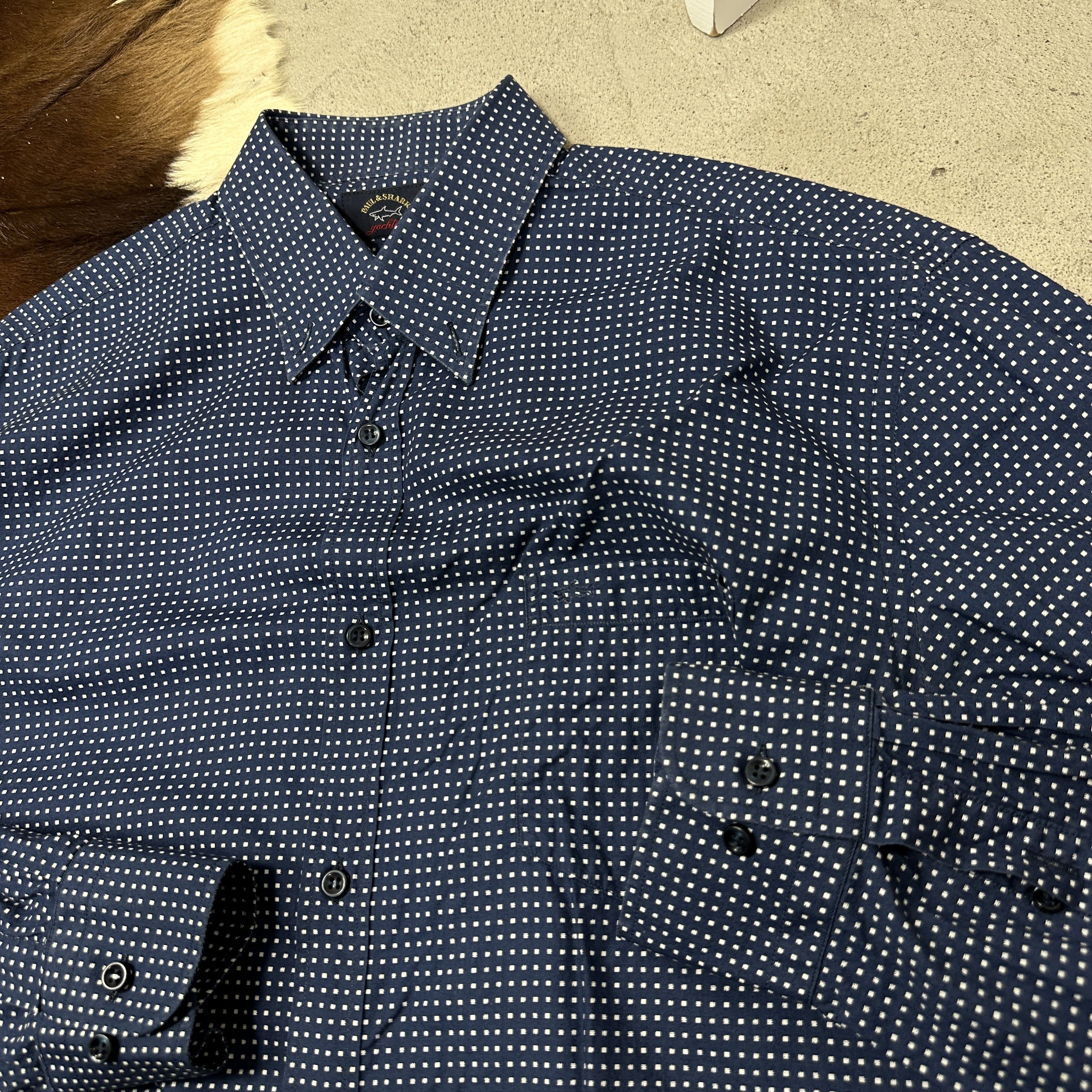 Paul & Shark Vintage Streetwear Elegant Gingham Paul & Shark Shirt Y2K Size US XL / EU 56 / 4 - 3 Thumbnail