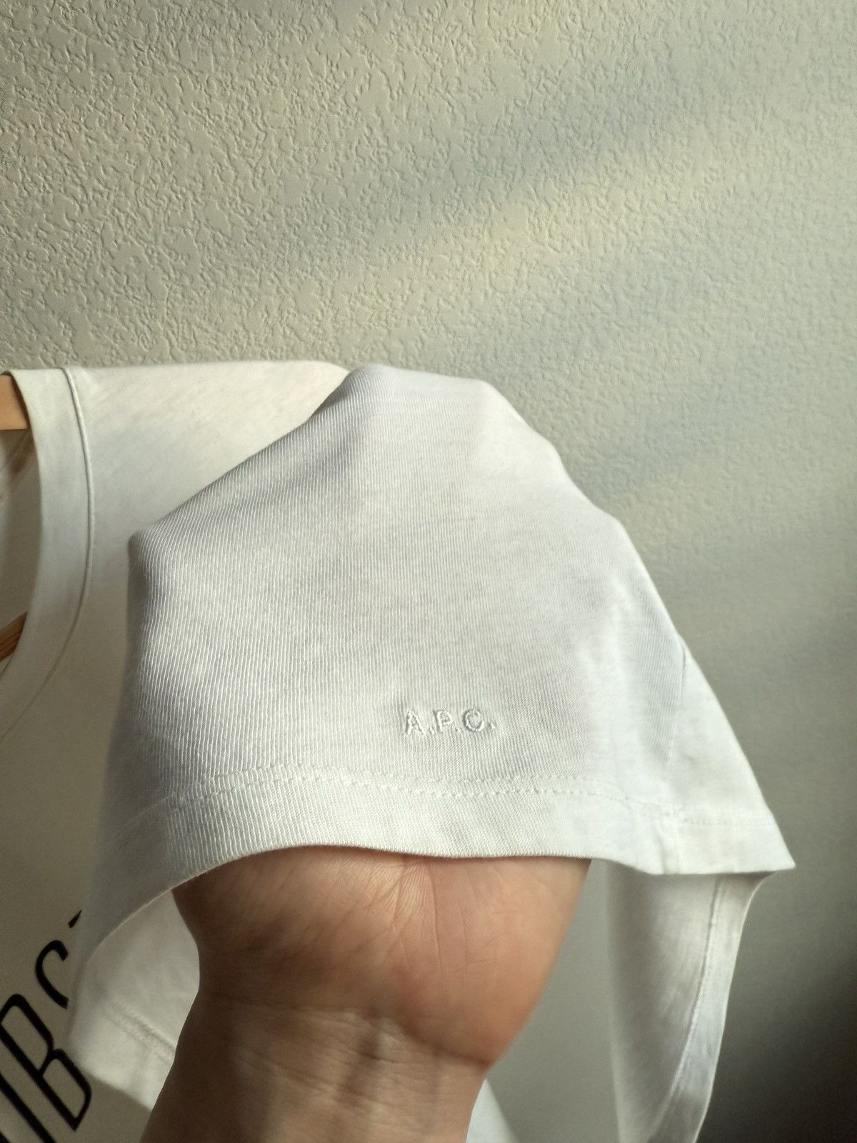 A.P.C. White “Substance” Logo Tee Size US XL / EU 56 / 4 - 3 Thumbnail