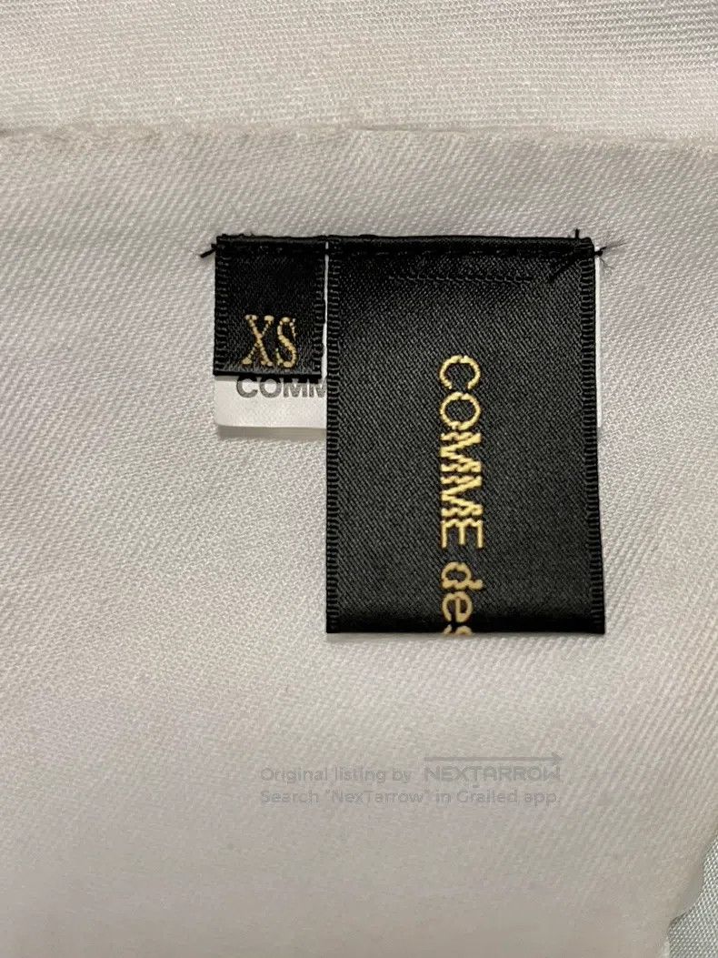 Comme des Garcons Comme Des Garcons Embroidered patch vest, sheepskin belt, Size XS / US 0-2 / IT 36-38 - 4 Thumbnail