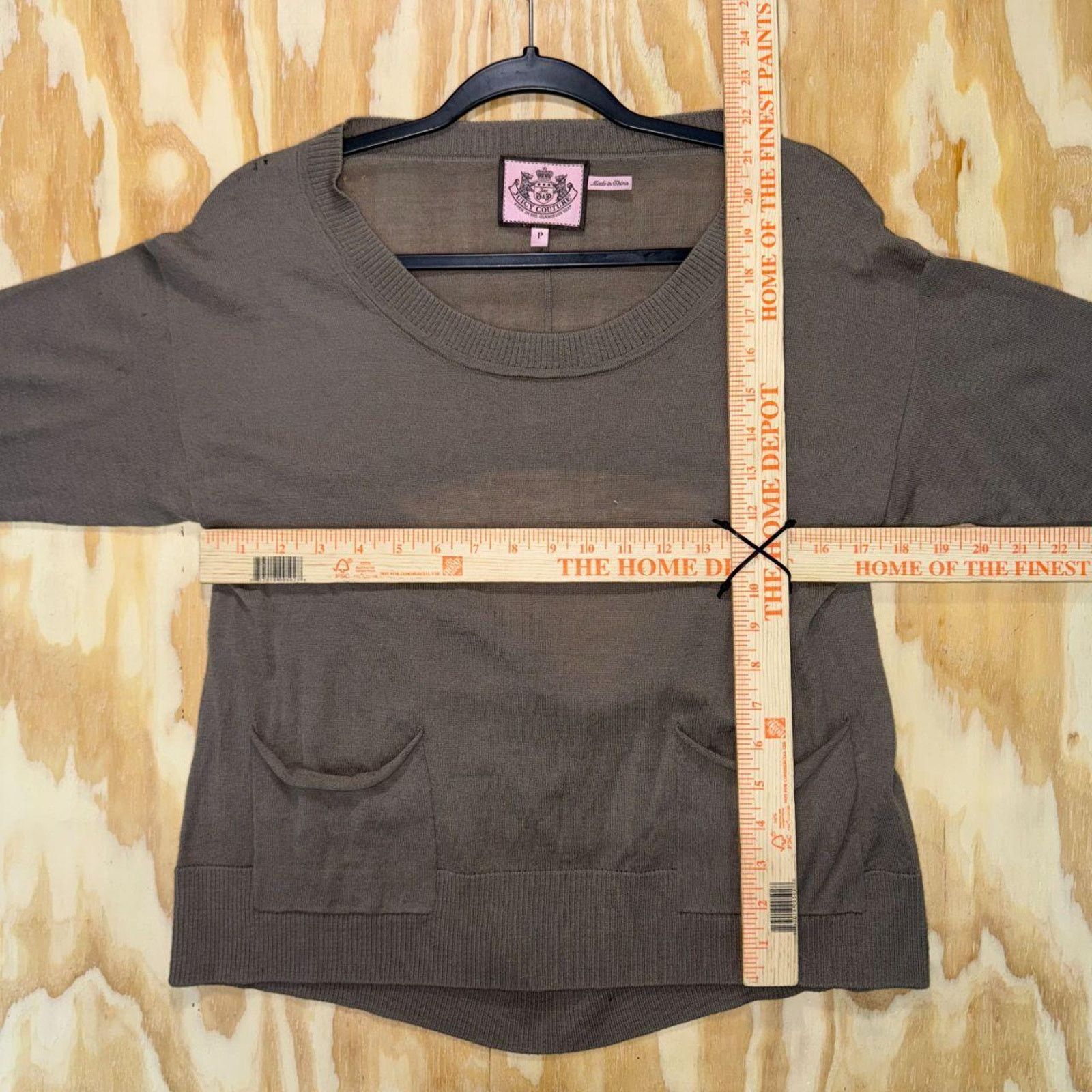 Juicy Couture Vintage y2k juicy couture lightweight distressed fem sweater Size US L / EU 52-54 / 3 - 4 Thumbnail