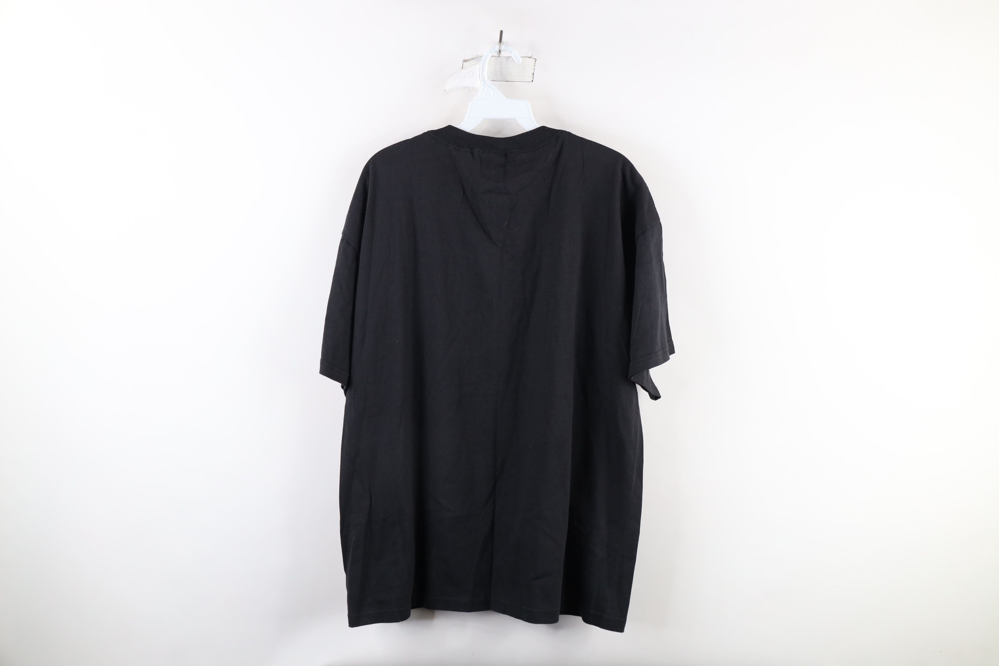 Vintage Vintage 90s Streetwear Heavyweight T-Shirt Black Cotton Size US L / EU 52-54 / 3 - 6 Thumbnail