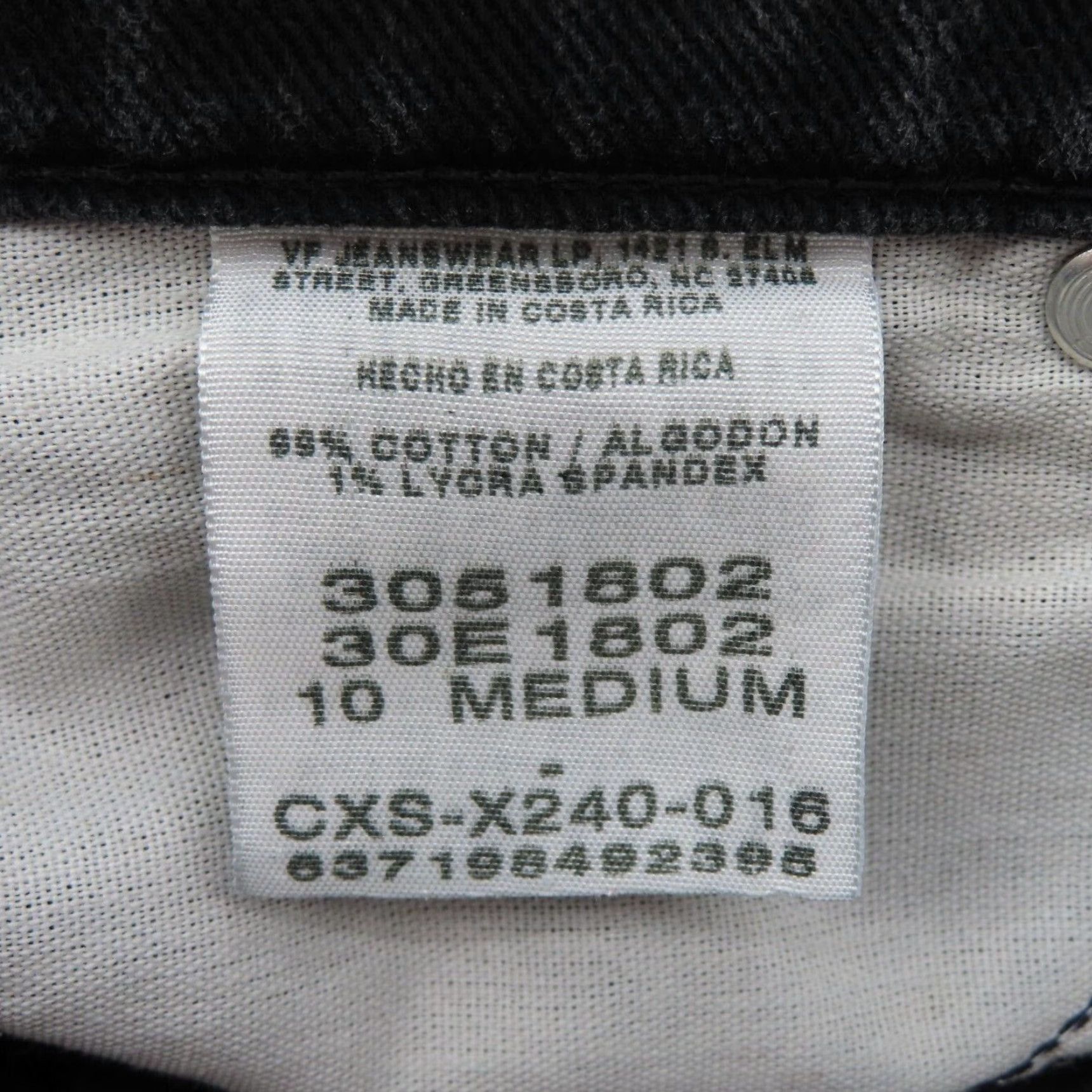 Lee Lee Womens Jeans Relaxed Straight Leg At the Waist Black 10 Denim Cotton Blend 5-Pocket Pockets Vintage No Shirt? Size 32" / US 10 / IT 46 - 7 Thumbnail