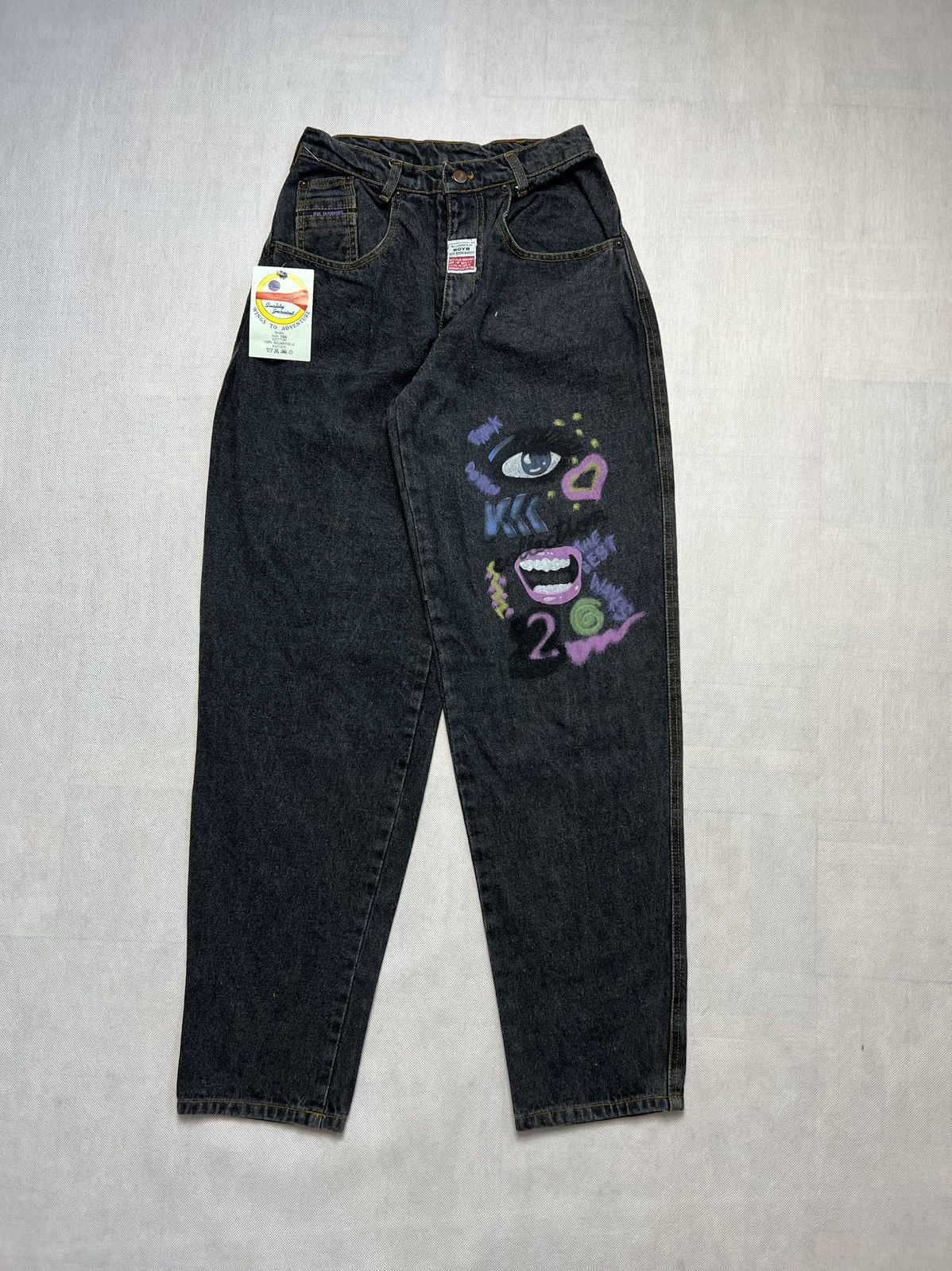 Japanese Brand × Vintage Unique Pants Jeans Vintage 90’s New With Tags Size US 30 / EU 46 - 2 Thumbnail