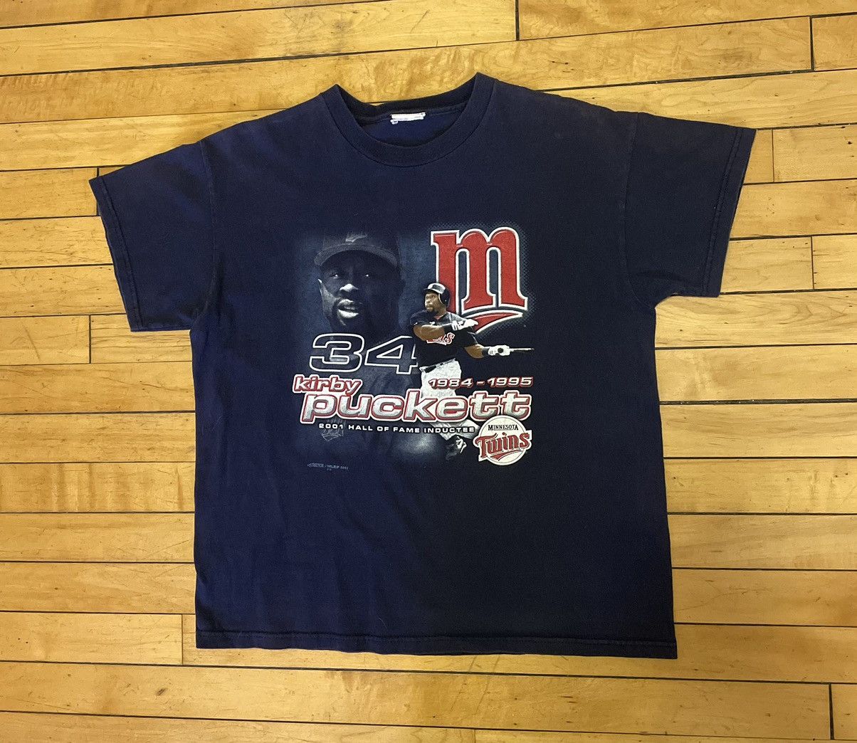 Lilmoxie — Baseball Hall Of Fame 2001 Inductees T Shirt Large Kirby Puckett  Dave