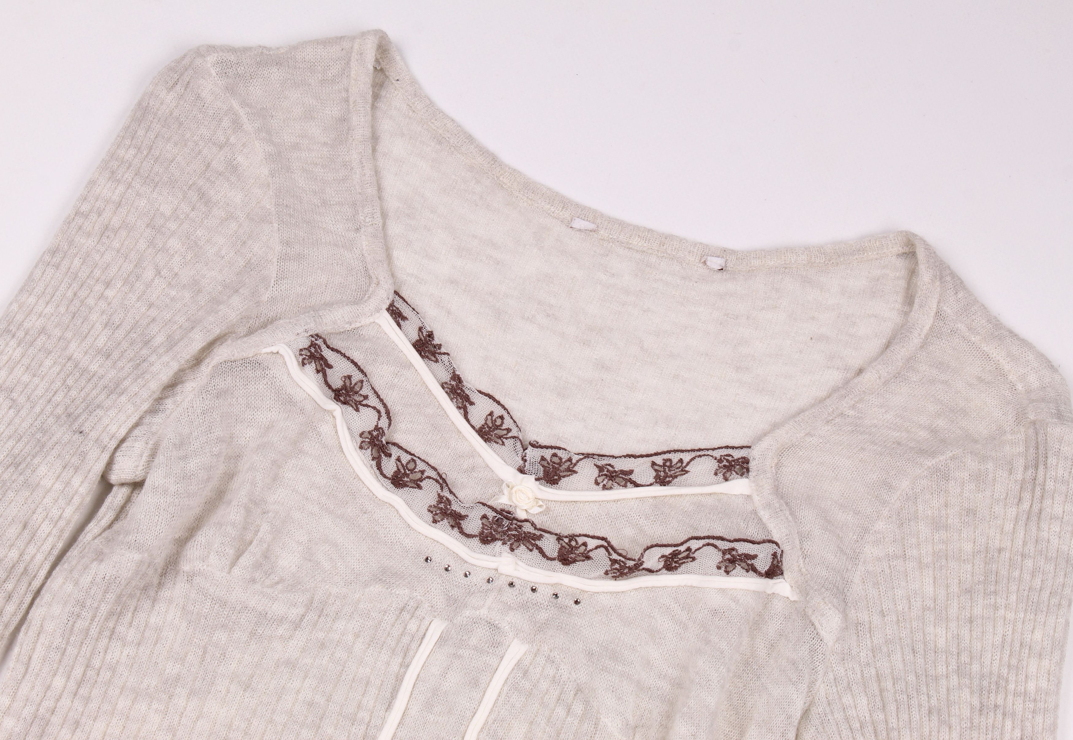 Vintage Vintage Y2K Fairy Cottage Light Long Sleeve Size M / US 6-8 / IT 42-44 - 2 Thumbnail