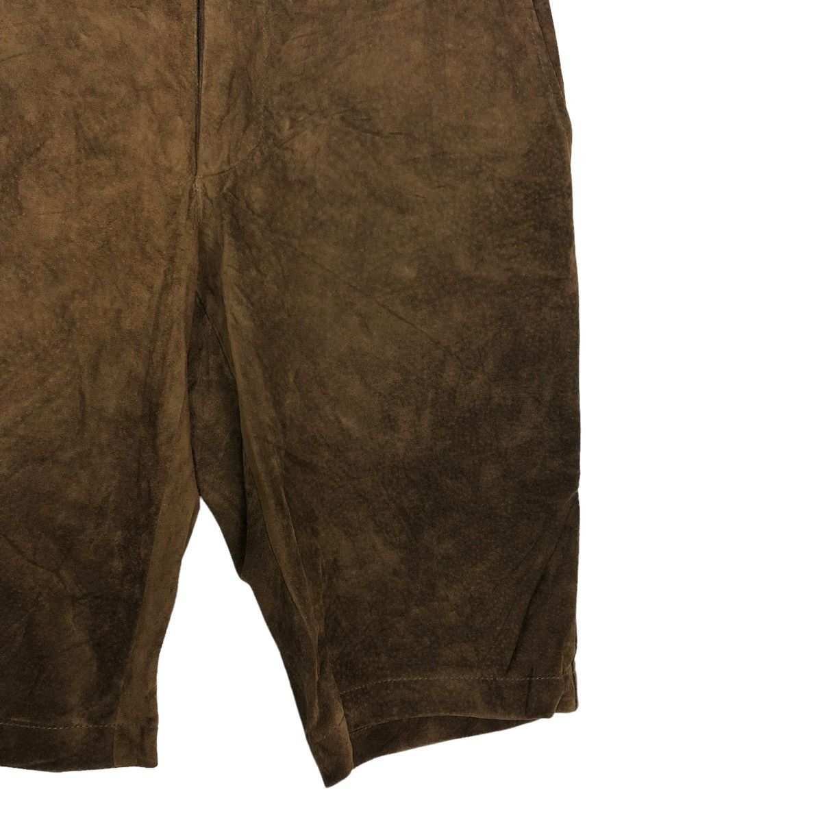 ADAM ET ROPE 🔥VTG SHORT PANTS LEATHER ADAM ET ROPE ISSEY MIYAKE Size US 32 / EU 48 - 4 Thumbnail