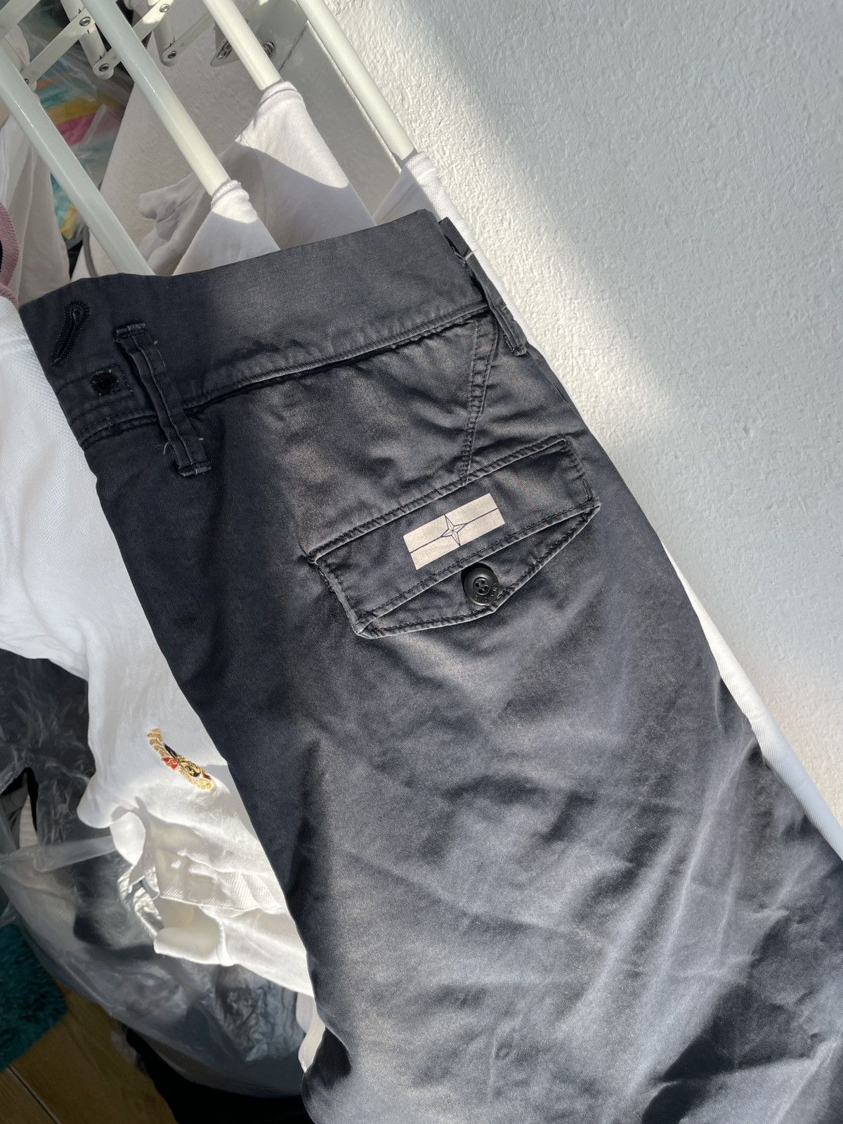 Stone Island vintage Stone Island Denims Chino Shorts Navy Size US 33 - 22 Thumbnail