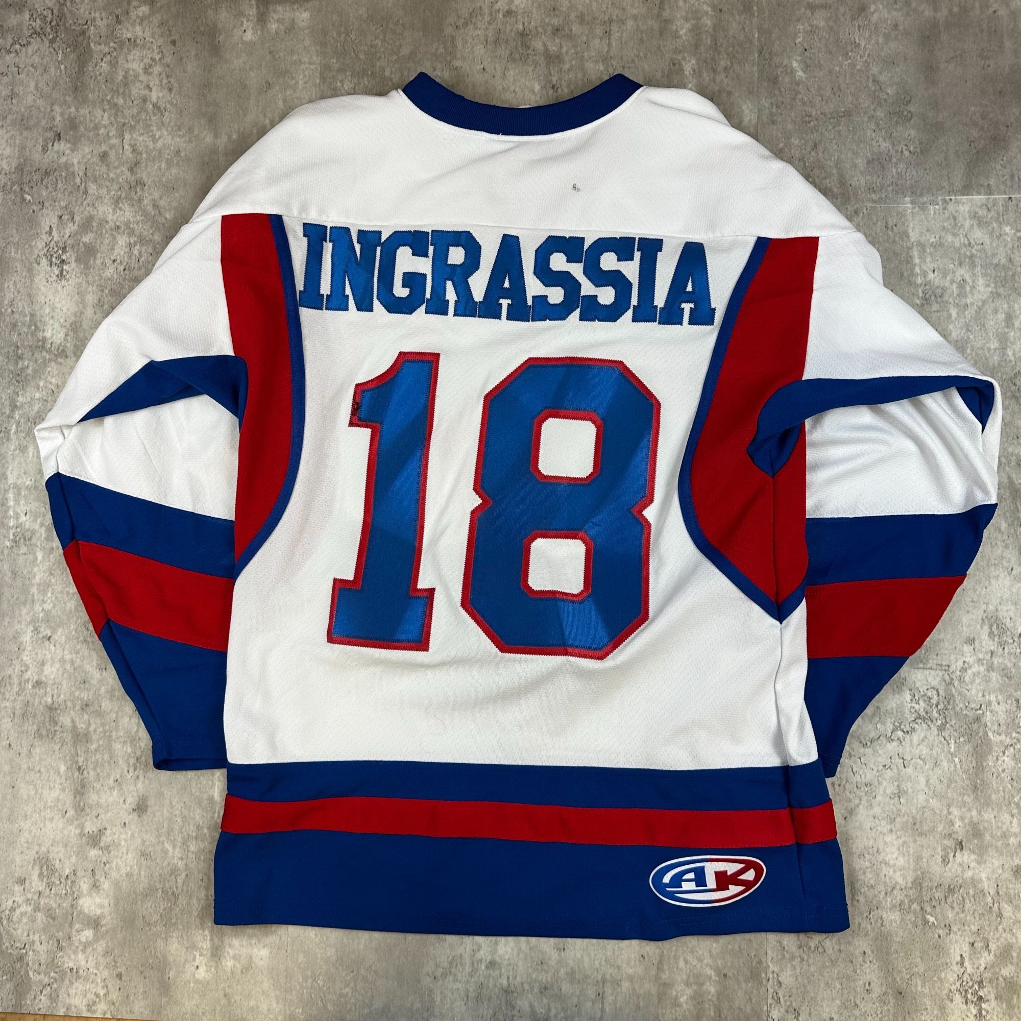 Vintage Ice Factory Custom Hockey Jersey Size L Athletic Knit White/ Size US L / EU 52-54 / 3 - 2 Thumbnail