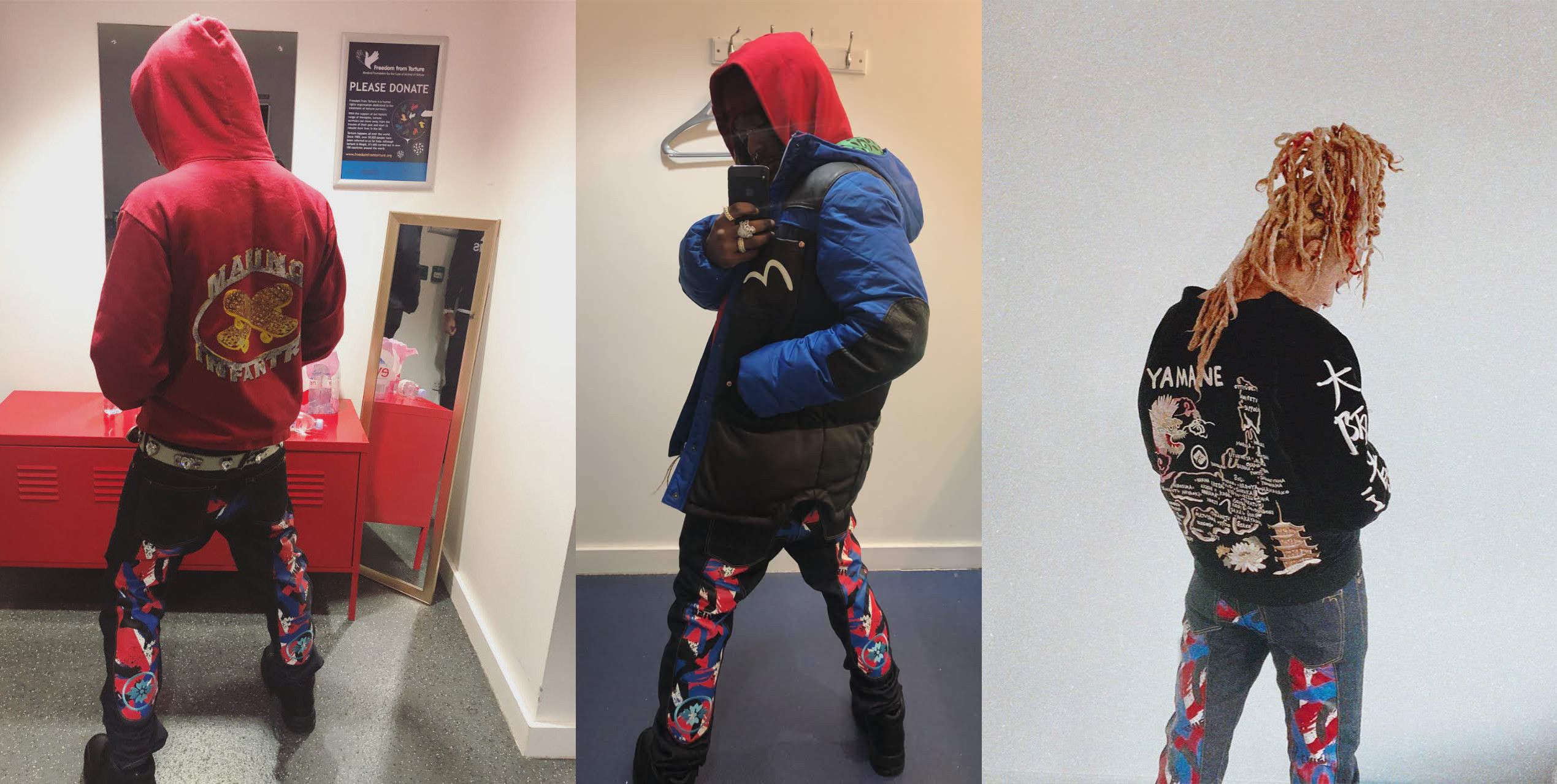 Evisu Lil Uzi Worn AW15 Daicock Jeans Size US 28 / EU 44 - 2 Thumbnail
