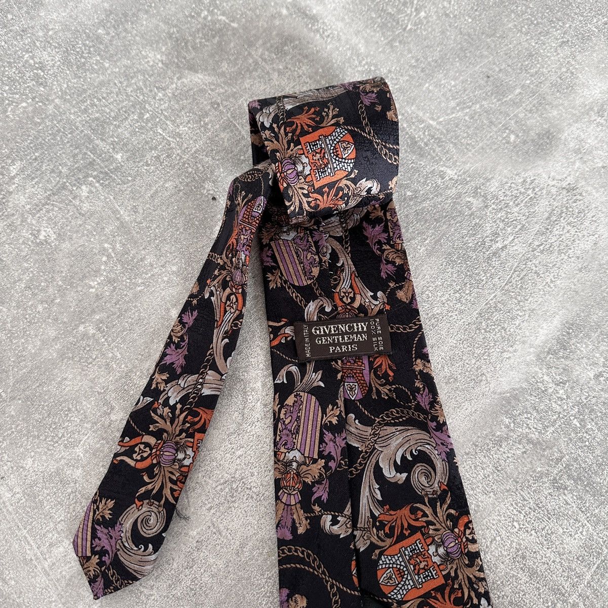 Vintage Vintage 90s Givenchy Silk tie rare print y2k luxury hype og Size ONE SIZE - 4 Thumbnail