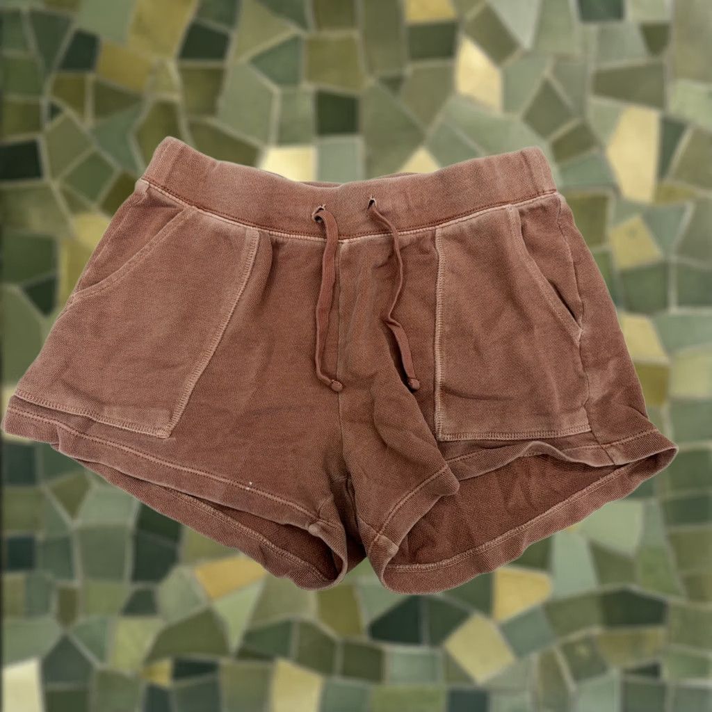 Old Navy Old Navy Womens Brown Sweat Shorts Size XS Drawstring Pocket Pull On Size 26" / US 2 / IT 38 - 1 Thumbnail