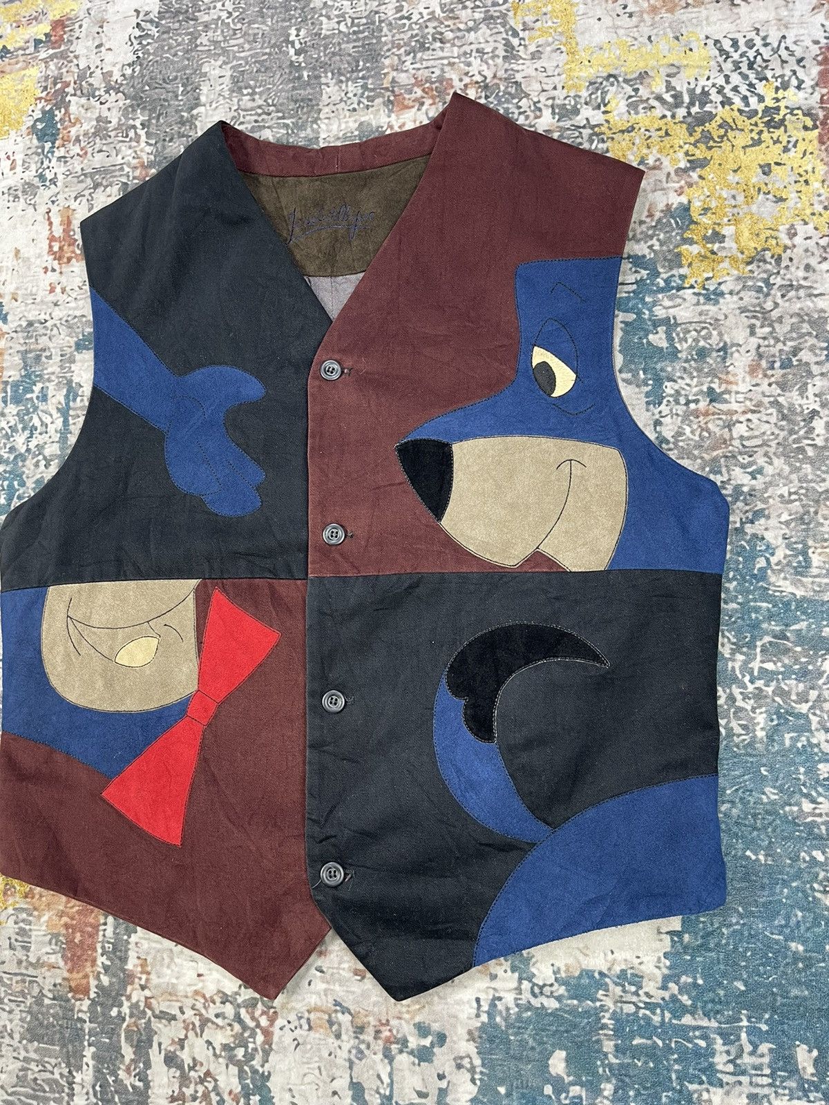 Disney × Jean Charles De Castelbajac JCDC X Hanna Barbera X Huckleberry Hound Pop Art Vest Size US M / EU 48-50 / 2 - 3 Thumbnail