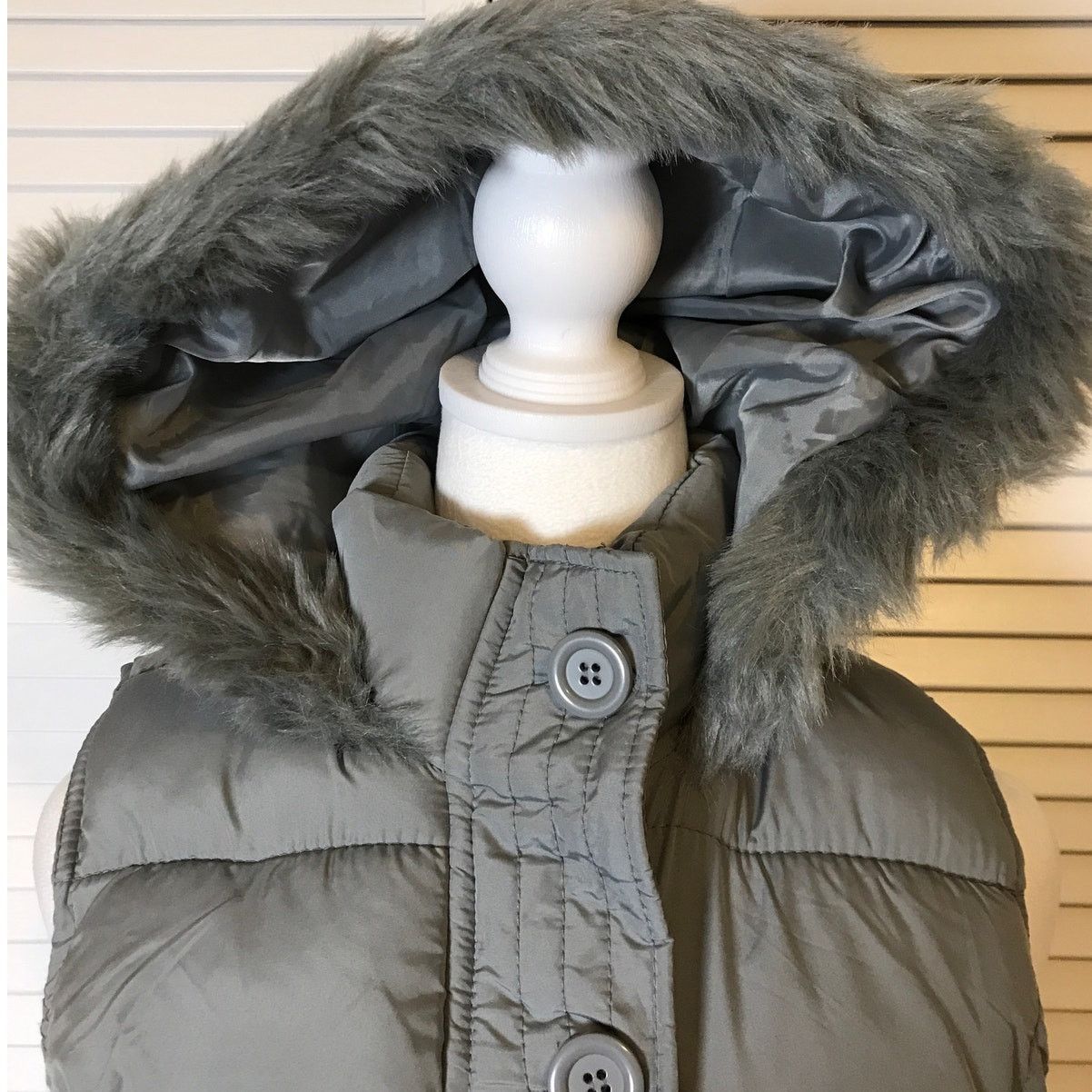 Other Arizona Jean Co Gray Puffer Sleeveless Hoodie Jacket M Size M / US 6-8 / IT 42-44 - 7 Thumbnail