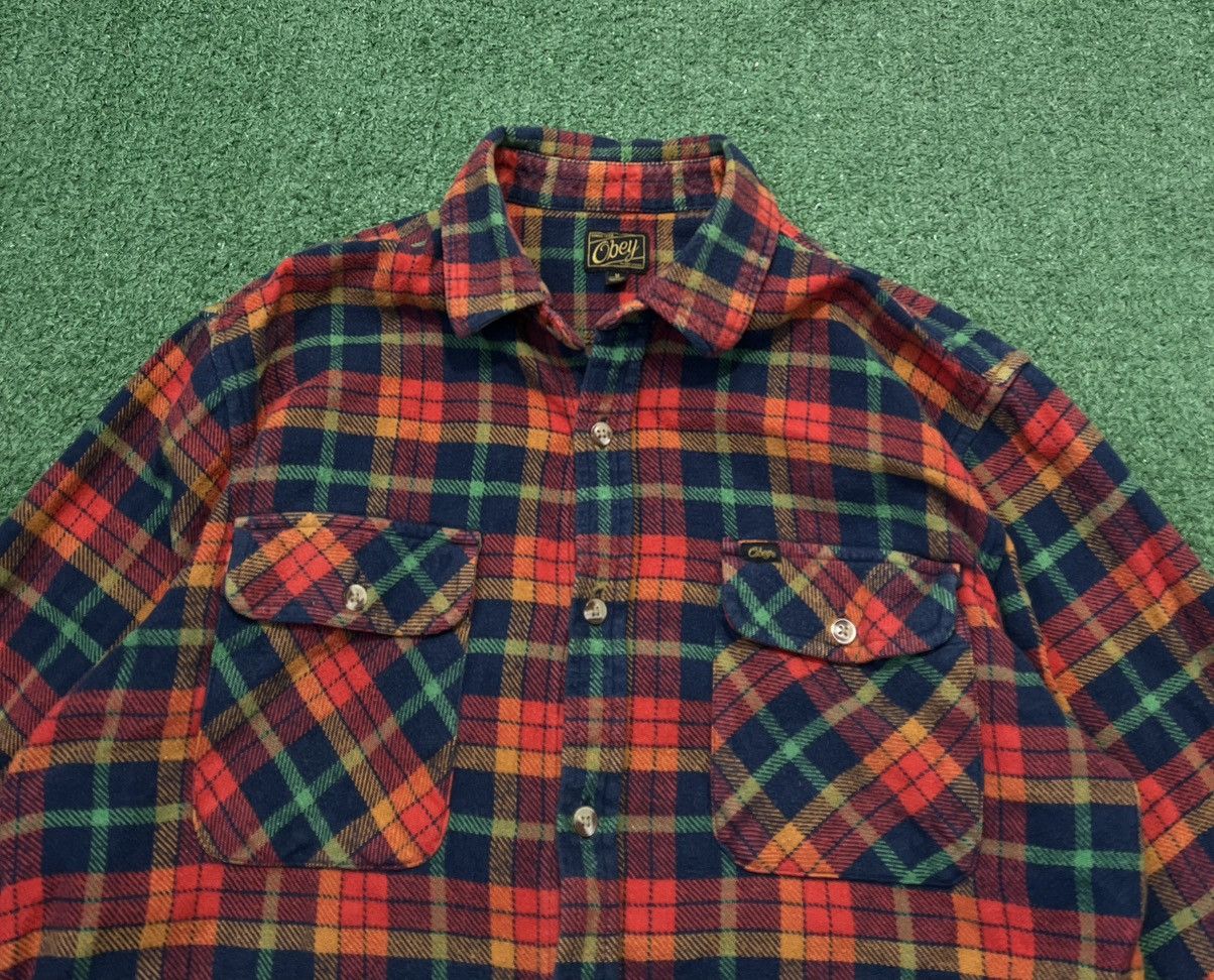 Obey Obey Flanell Shirt Oversize Size US M / EU 48-50 / 2 - 3 Thumbnail