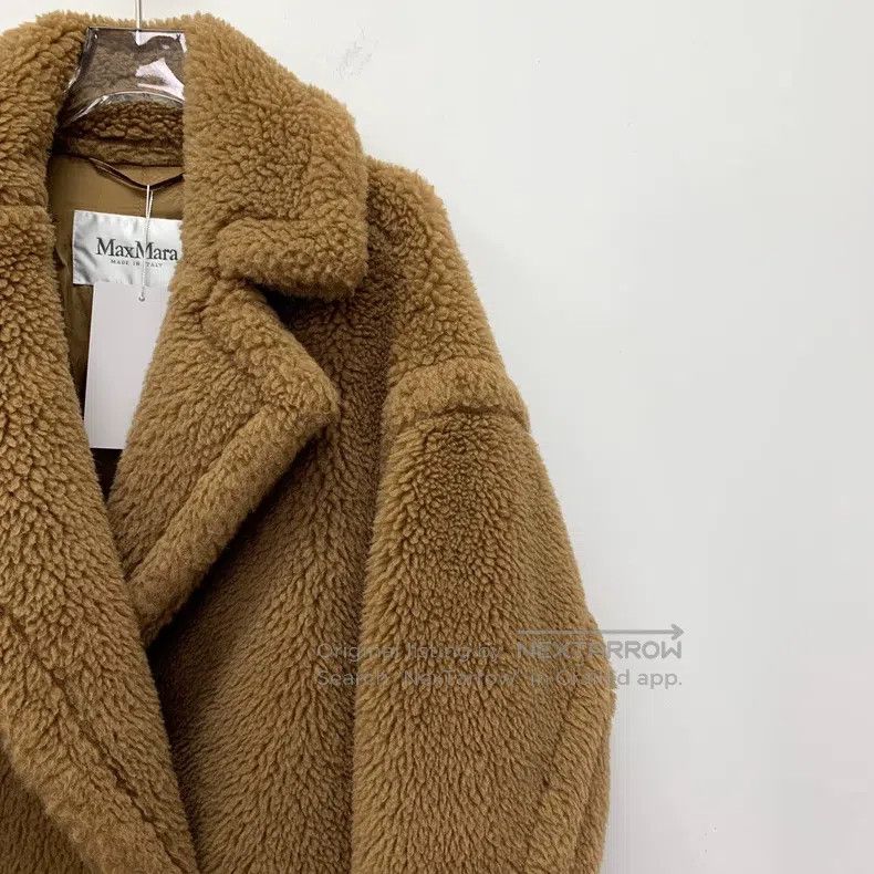 Max Mara Max Mara Beige Teddy Collar Double Breasted Camel Hair Coa Size M / US 6-8 / IT 42-44 - 3 Thumbnail