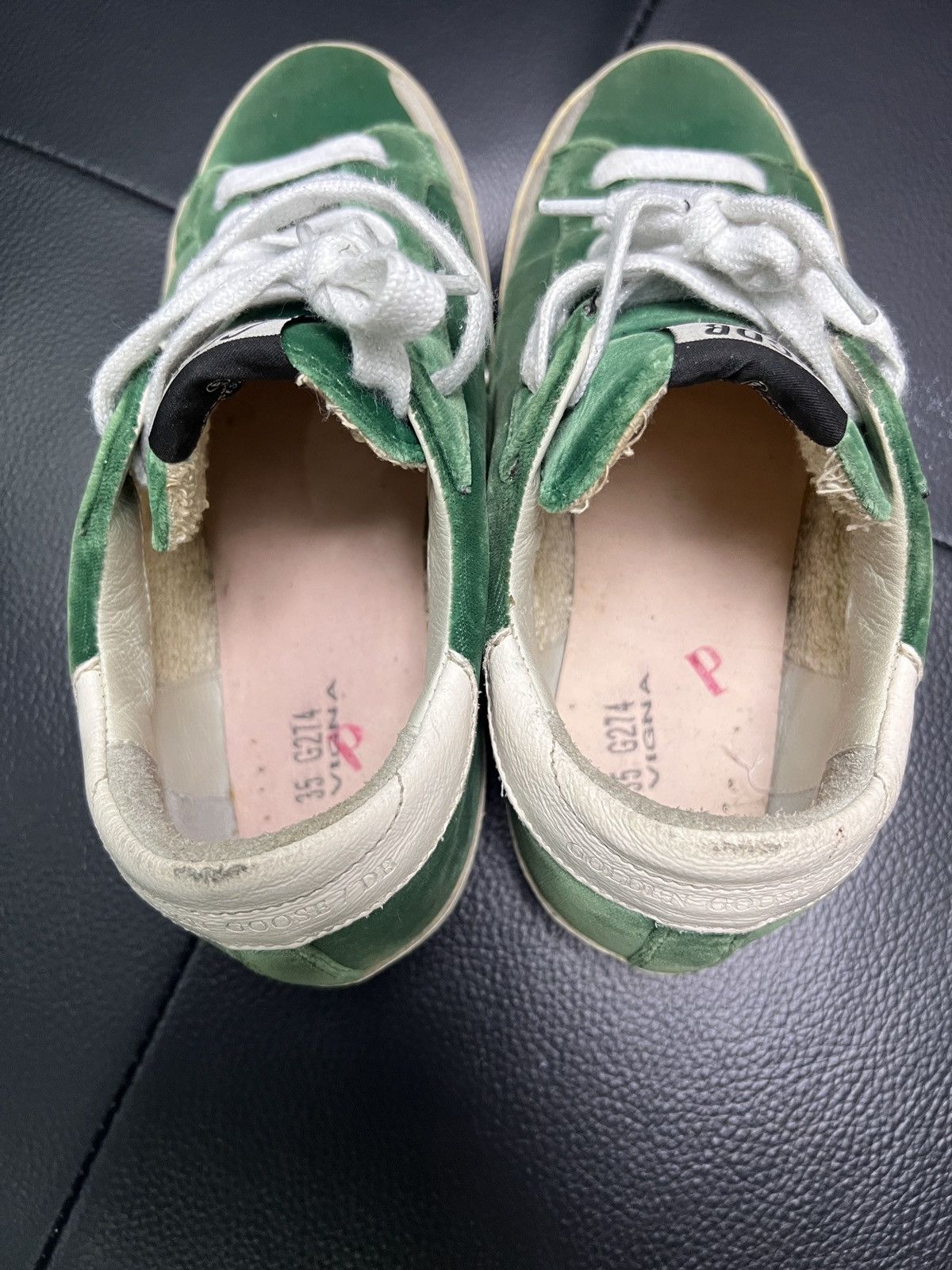 Golden Goose Golden Goose GGDB Distressed Star Sneakers Size US 5 / IT 35 - 9 Thumbnail