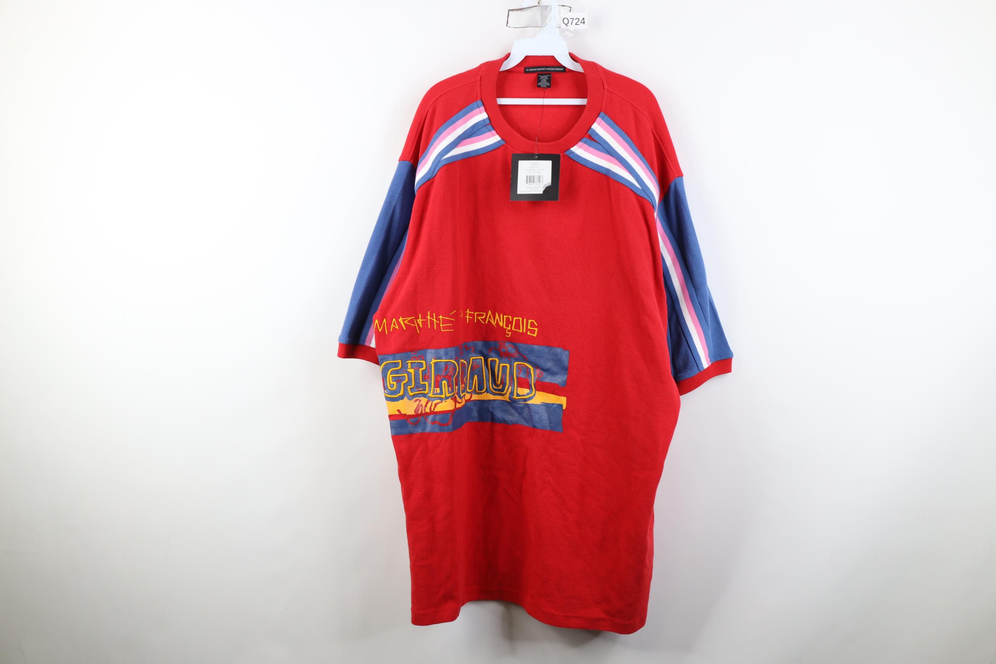 Marithe + Francois Girbaud Deadstock Vintage 90s Marithe Francois Girbaud Knit T-Shirt Size US XXL / EU 58 / 5 - 1 Thumbnail
