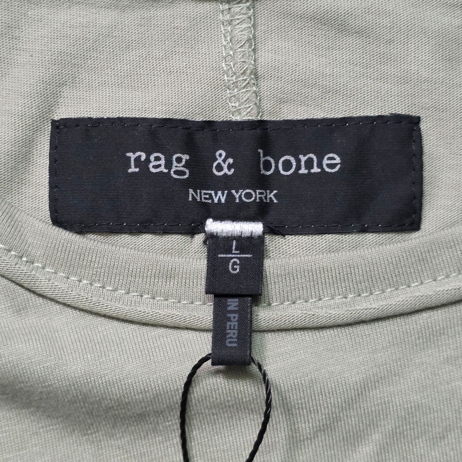 Rag & Bone rag & bone Classic T-Shirt Men L Olive Vetiver Crew Neck Size US L / EU 52-54 / 3 - 3 Thumbnail