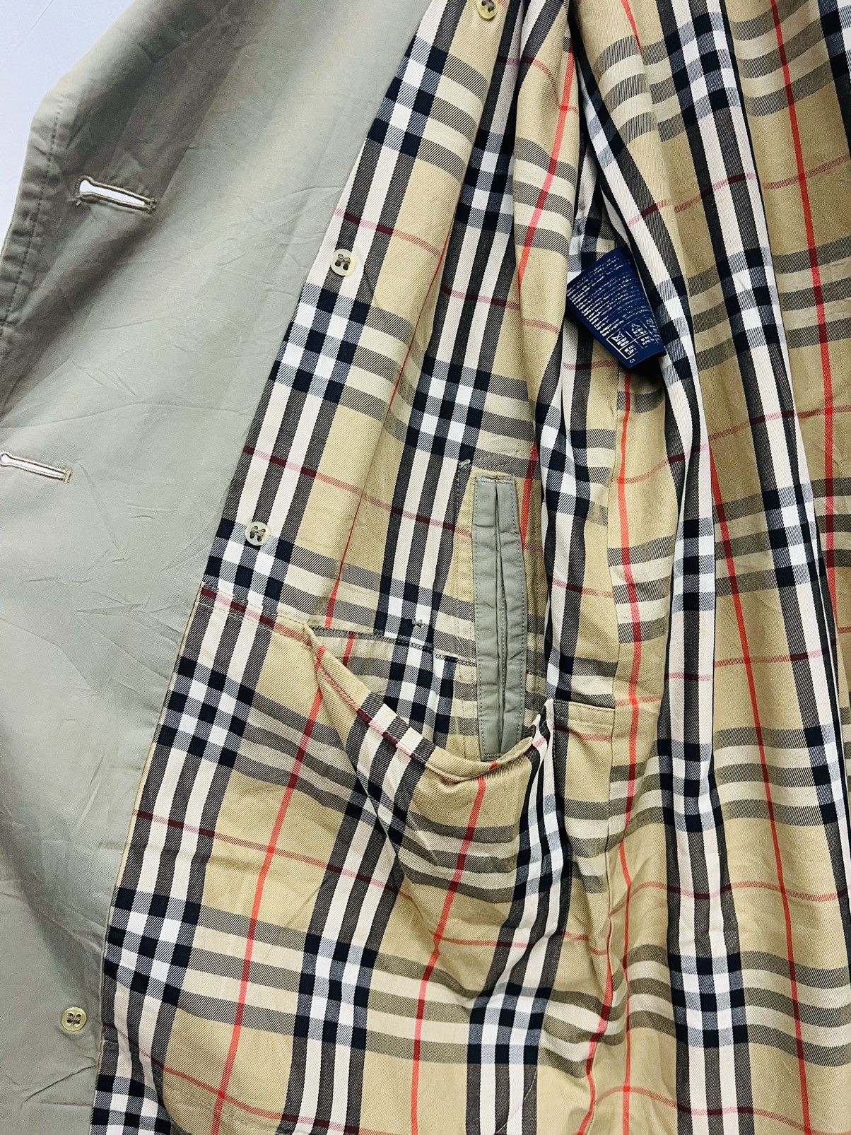 Burberry VINTAGE BURBERRY NOVA CHECK TRENCH COAT Size US S / EU 44-46 / 1 - 14 Thumbnail