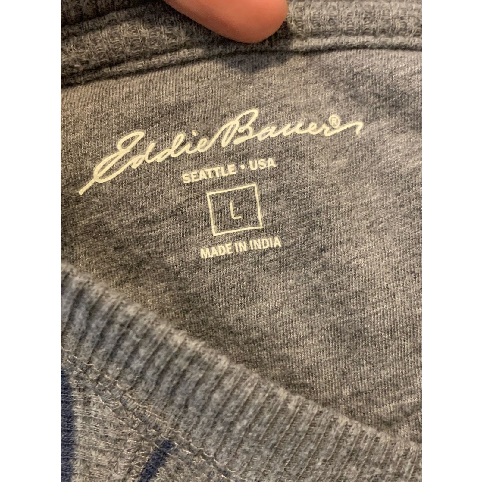 Eddie Bauer Eddie Bauer men gray crew neck striped sweatshirt size Large Size US L / EU 52-54 / 3 - 3 Thumbnail