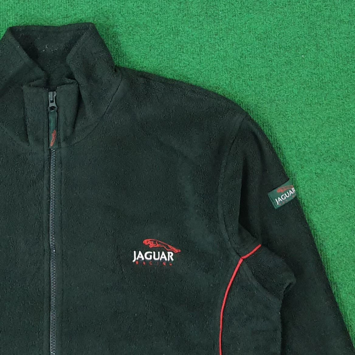 Vintage Vintage Jaguar Racing Outdoor Fleece Jacket C227N10 Size US XL / EU 56 / 4 - 2 Thumbnail