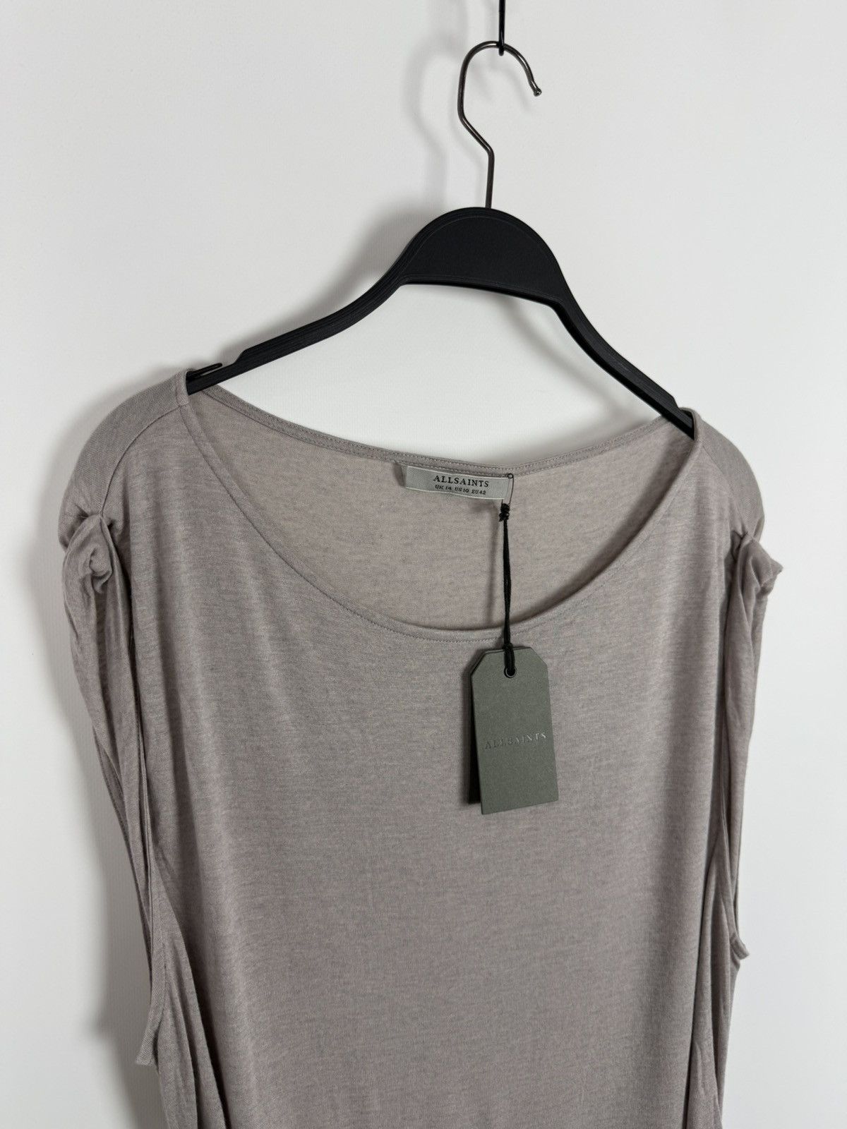 Allsaints Allsaints Warp Wo Draped Sleeveless Layered Maxi Dress Size L / US 10 / IT 46 - 6 Thumbnail