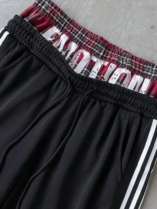 Other Stripe Double drawstring Sweatpants Flared Size US 34 / EU 50 - 3 Thumbnail