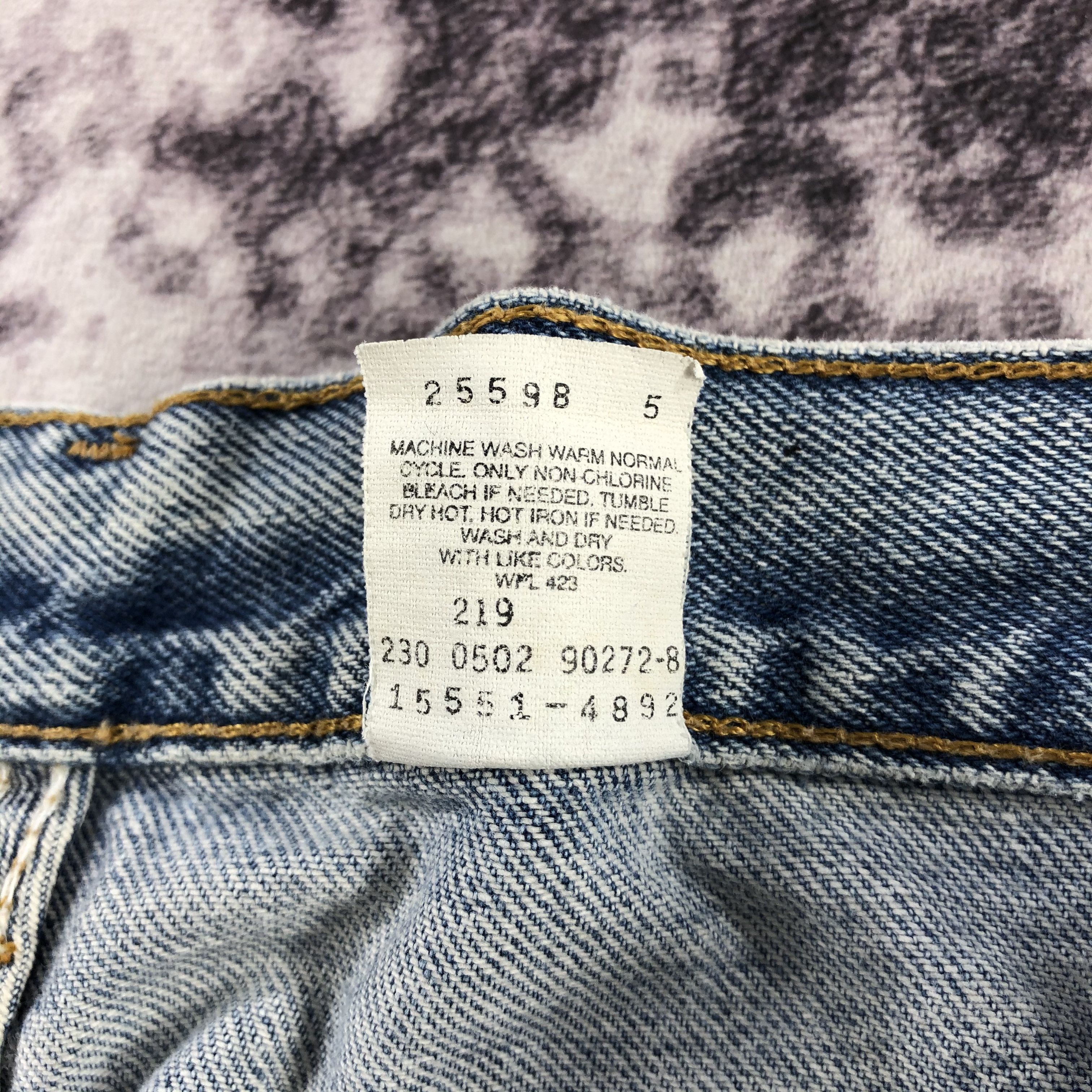 Levi's × Vintage Vintage 90s Blue Wash Levis 550 Jeans-JM3075 Size US 30 / EU 46 - 14 Thumbnail