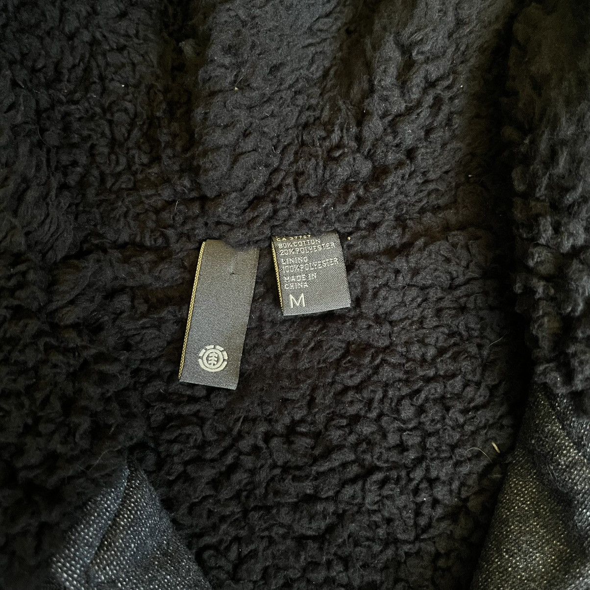 Element Vintage Y2K Element Stripe Sherpa Fleece Lined Zip Up Hoodie Size US M / EU 48-50 / 2 - 6 Thumbnail