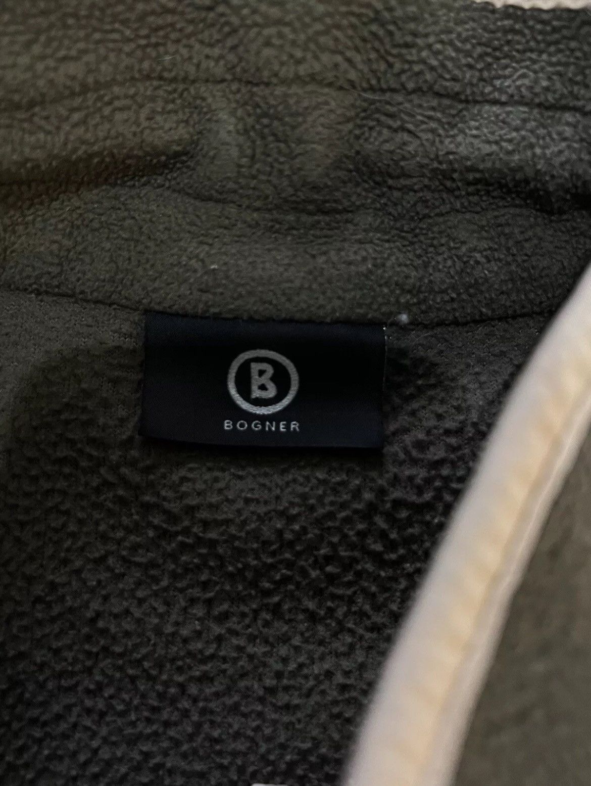 Bogner × Vintage VTG Women's Bogner Fleece Zip Dark Green Sweater Size L / US 10 / IT 46 - 6 Thumbnail
