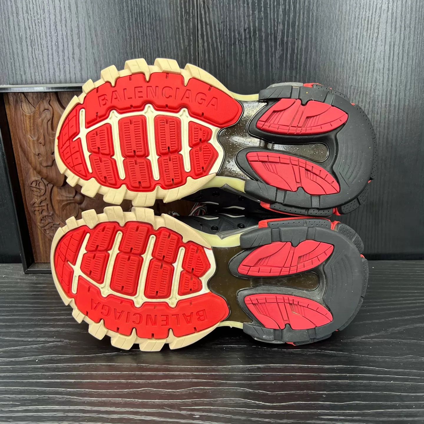 Balenciaga Balenciaga Track Black Red 38 Size US 8 / IT 38 - 7 Thumbnail