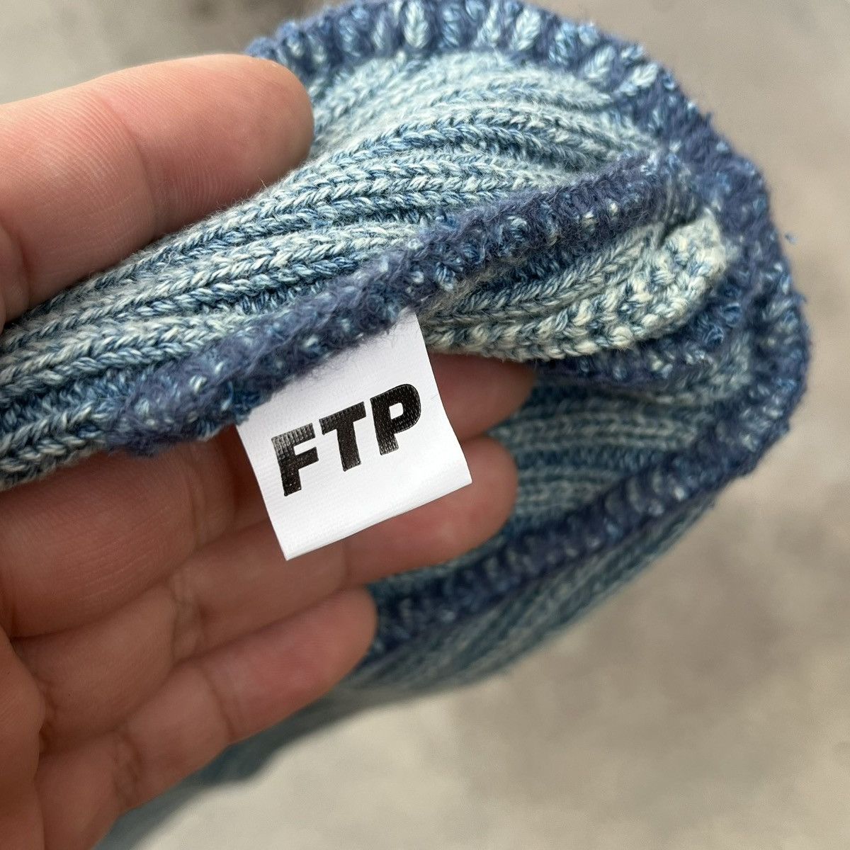 Fuck The Population 2023’ Fuck The Population FTP Denim Dye Logo Beanie Size ONE SIZE - 3 Thumbnail
