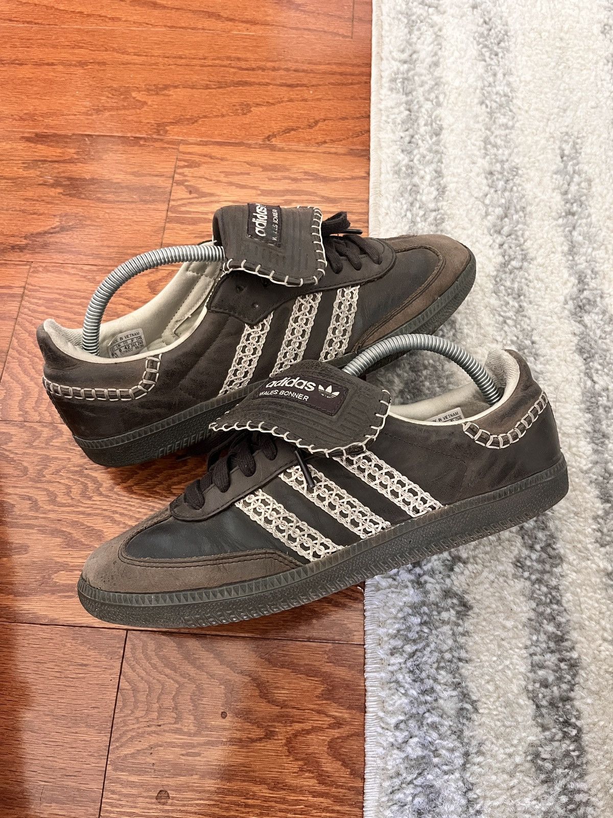 Adidas × Wales Bonner Wales bonner ‘black’ samba Size US 8.5 / EU 41-42 - 1 Thumbnail