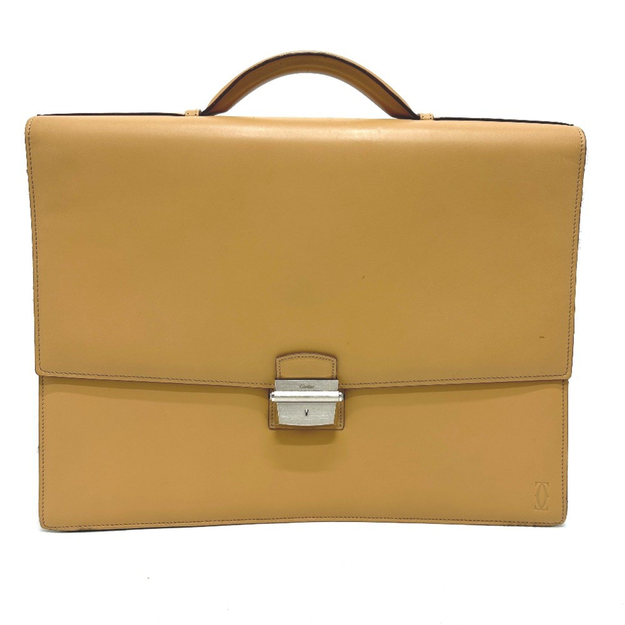 Cartier Cartier Bag Hand Bag Beige Size ONE SIZE - 1 Thumbnail