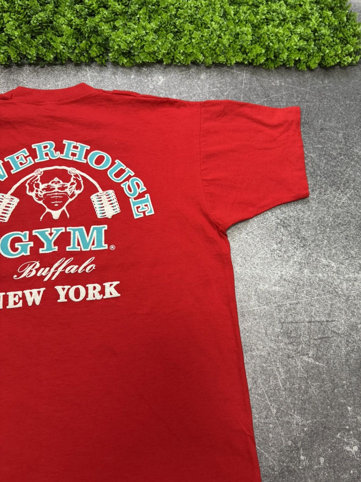 Vintage Vintage 90s PowerHouse Gym New York FOTL T Shirt Bodybuilder Size US XL / EU 56 / 4 - 13 Thumbnail